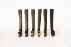 6 Hooks by Hertha Baller, circa 1950s 'Priced and Sold Per Piece.'