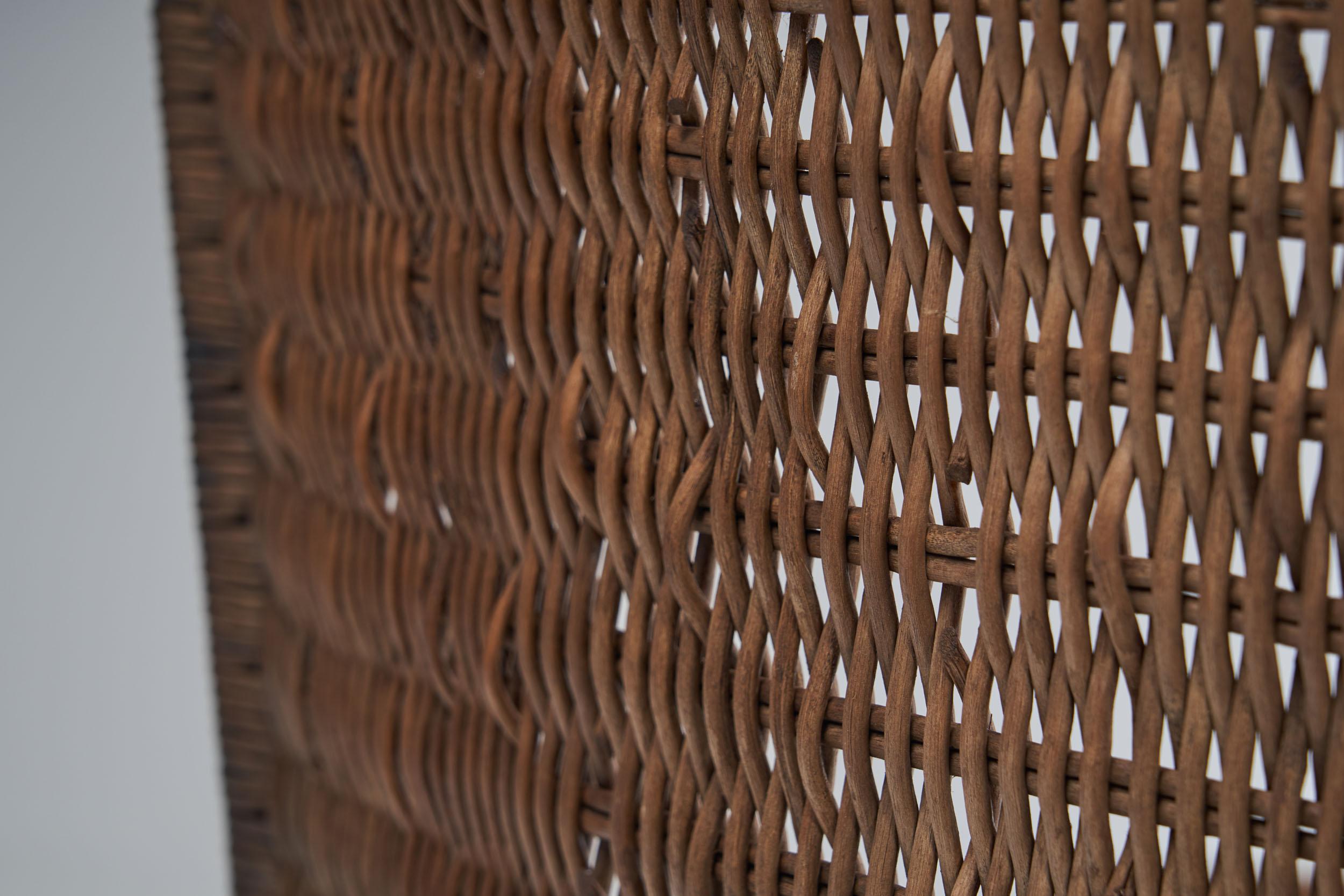 6 Iron and Rattan Chairs, Brazil, 1960s 4