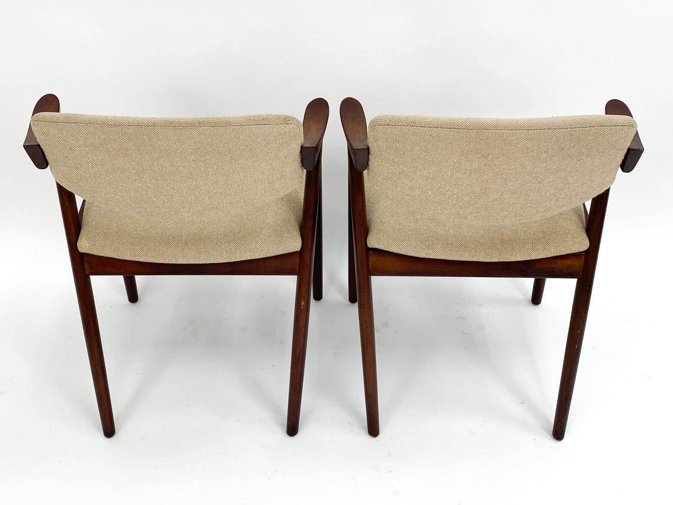 (6) Kai Kristiansen Modell 42 „Z“ Esszimmerstühle aus dunkel gebeizter Eiche, ca. 1960er Jahre im Angebot 9