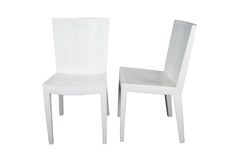 6 Karl Springer 1986 JMF Lizard Print Leather Dining Chairs Minimalis Modern MCM