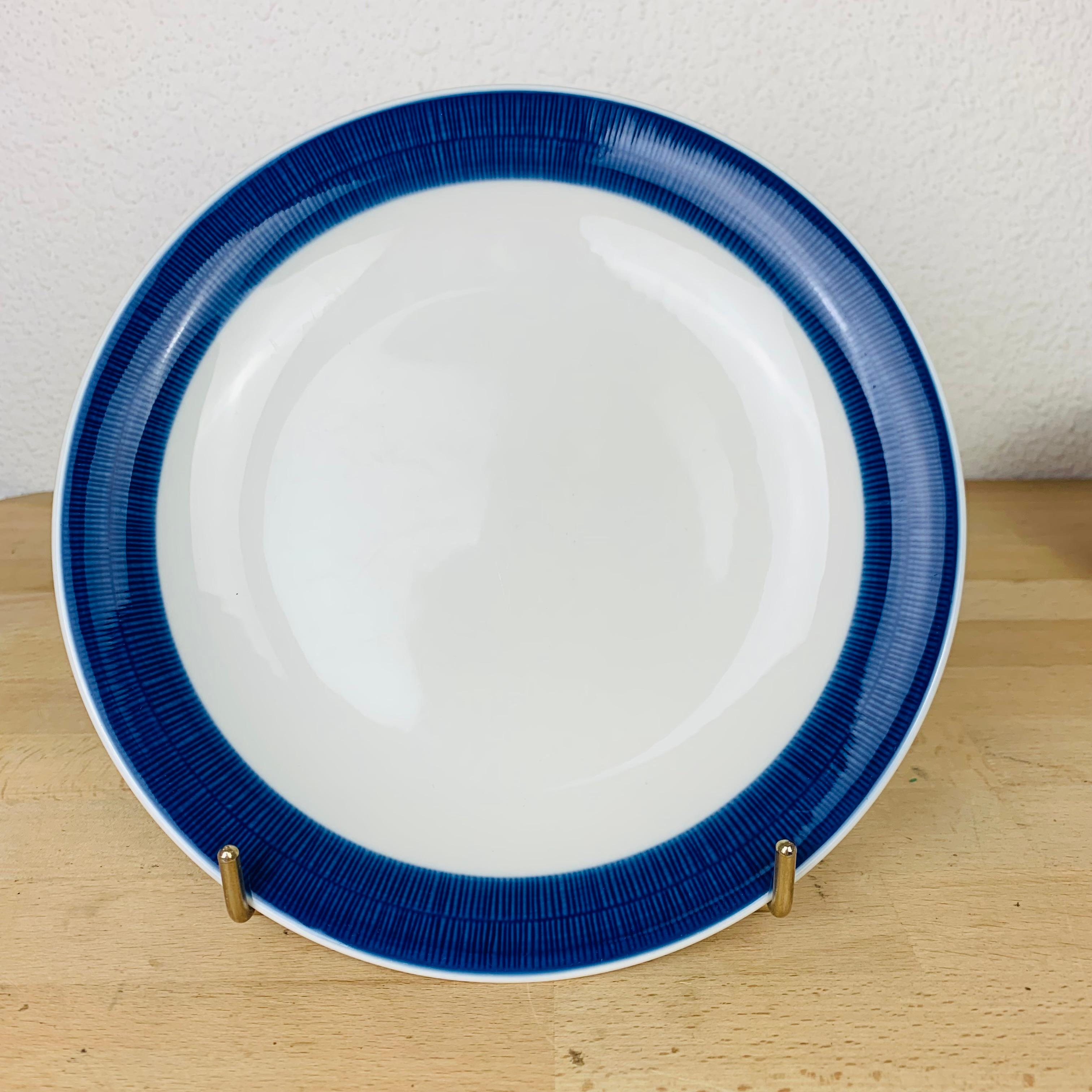 Swedish 6 Koka dinner plates by Hertha Bengtson for Rörstrand Sweden  For Sale