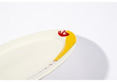 6 Le Cirque N.Y. Oval 12" Plates Designed By Adam D. Tihany For Villeroy & Boch