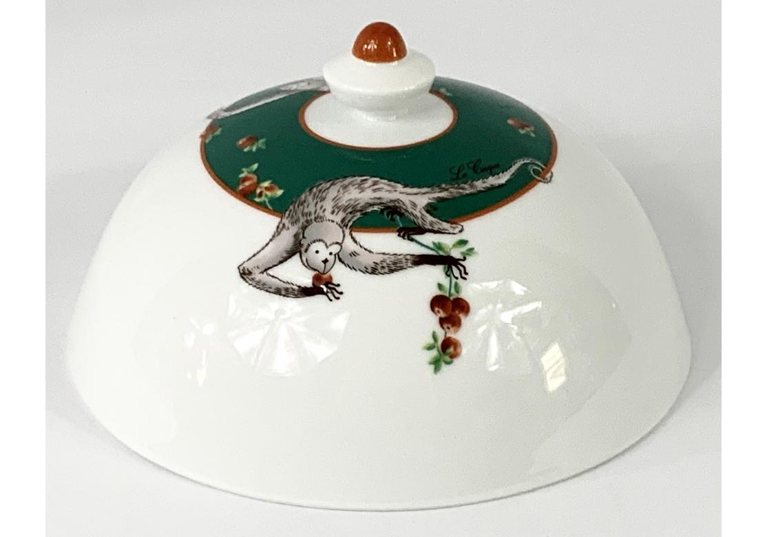6 Le Cirque N.Y. Porcelain Cloche Or Food Domes By Bernardaud Limoges NIB In Good Condition In Bridgeport, CT