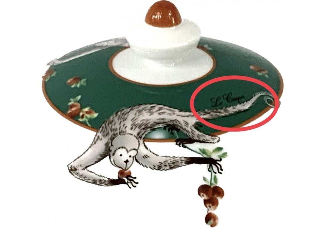 20th Century 6 Le Cirque N.Y. Porcelain Cloche Or Food Domes By Bernardaud Limoges NIB