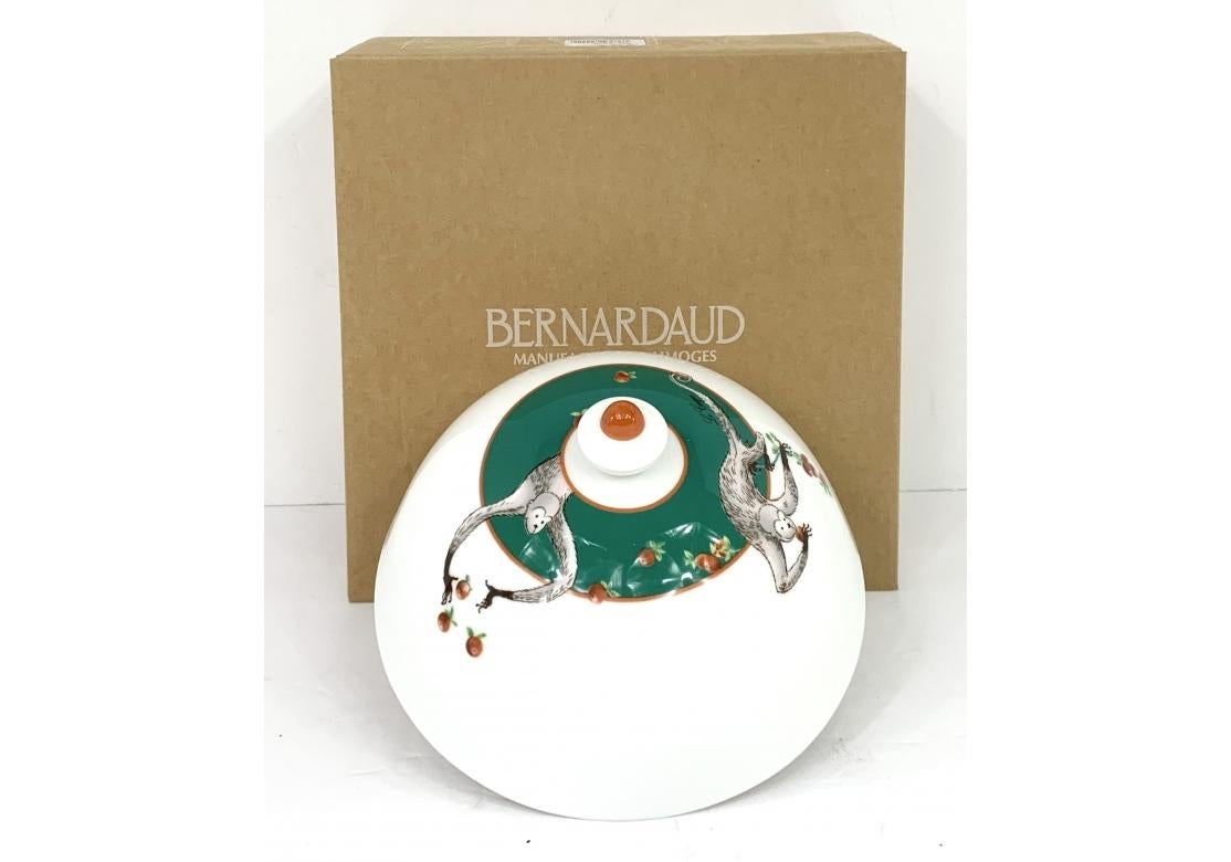 6 Le Cirque N.Y. Porcelain Cloche Or Food Domes By Bernardaud Limoges NIB 1