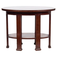 Secession 6 Leg Table by Friedrich Otto Schmidt, Vienna ca. 1905