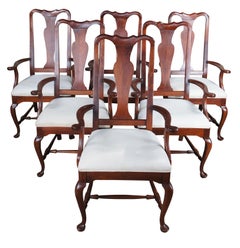 6 Lexington Bob Timberlake Cherry Queen Anne Farmhouse Dining Armchairs
