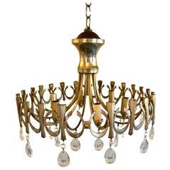 Lustre à 6 lumières, style mi-siècle moderne