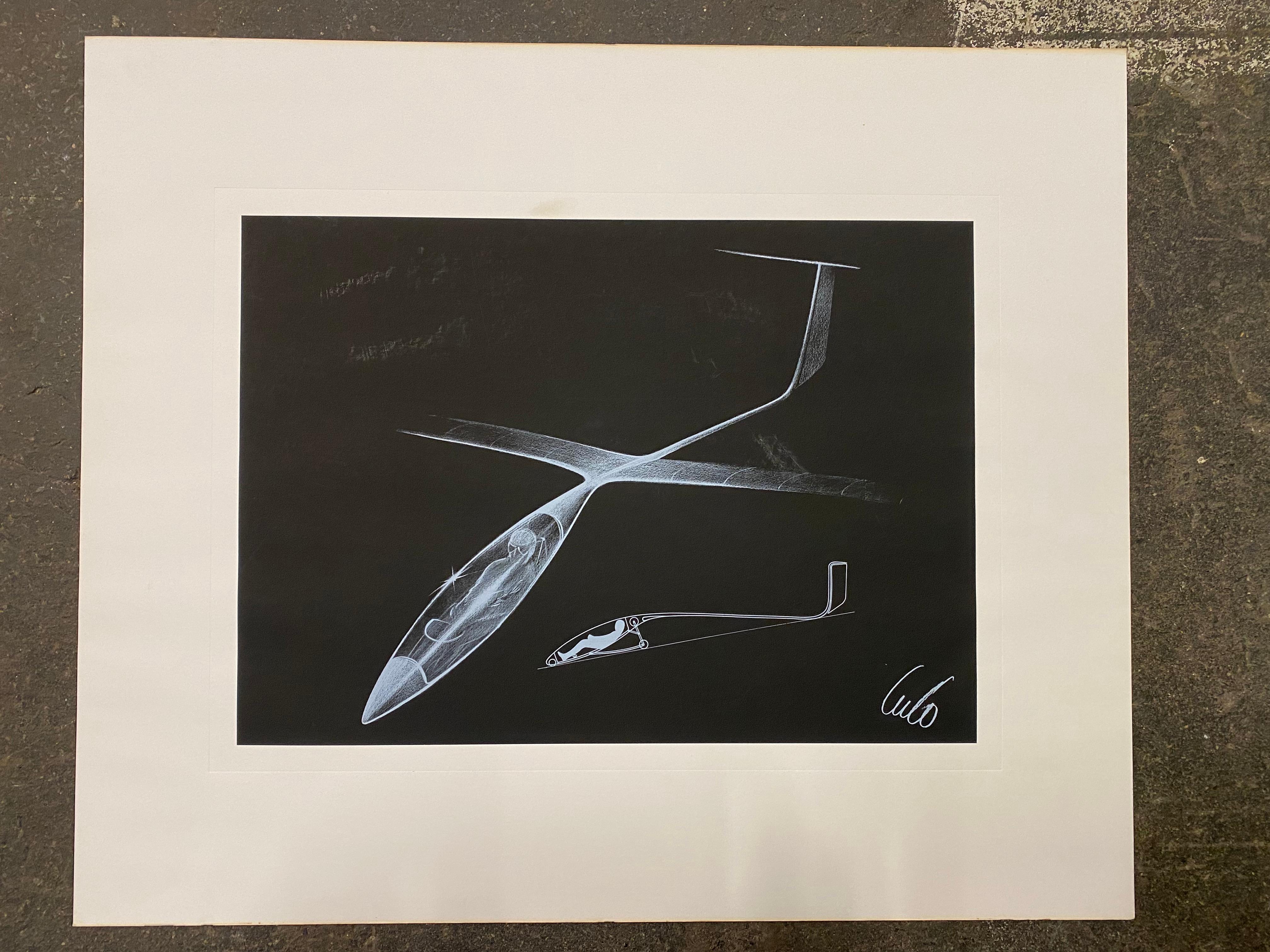 6 lithografische Drucke von Luigi Colani 1