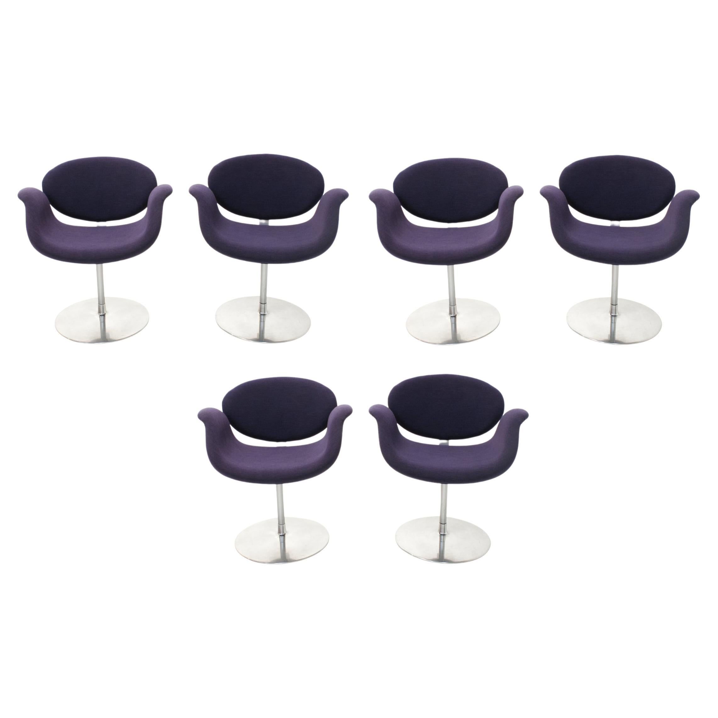 6 Little Tulip Dining Chairs by Pierre Paulin for Artifort