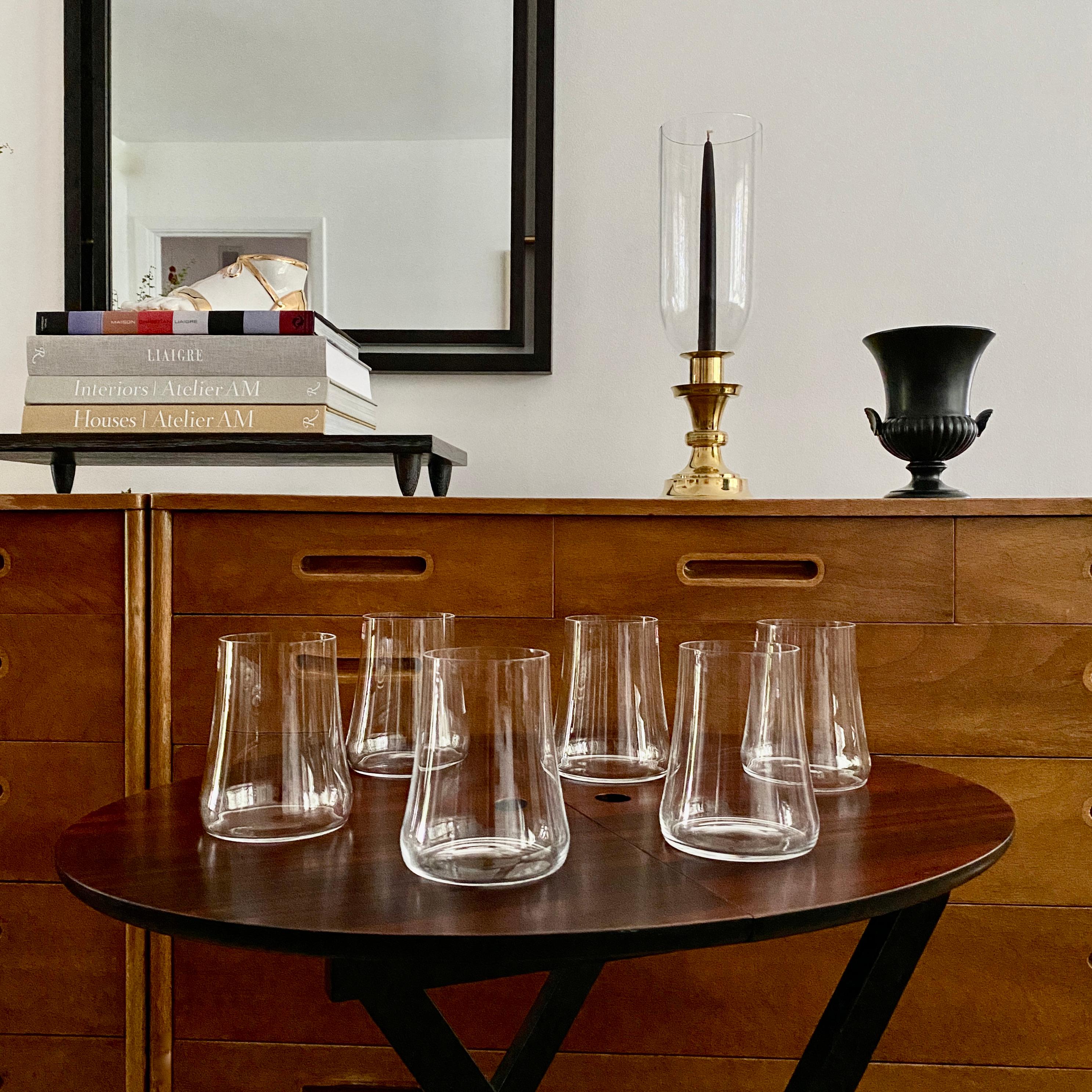 6 verres longs de 4 1/2 pouces de haut Marc Newson pour Iittala en vente 6