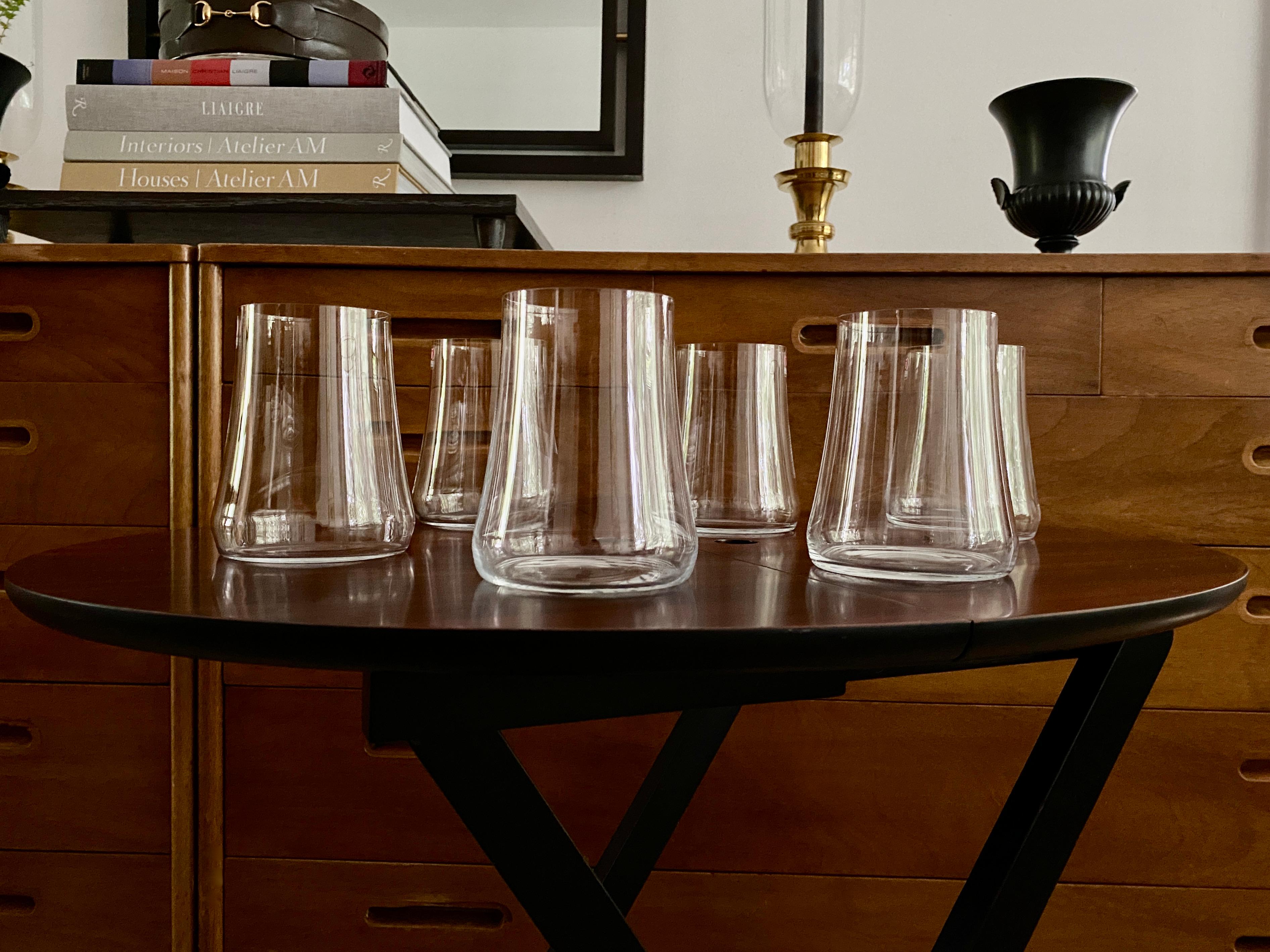 6 verres longs de 4 1/2 pouces de haut Marc Newson pour Iittala en vente 7