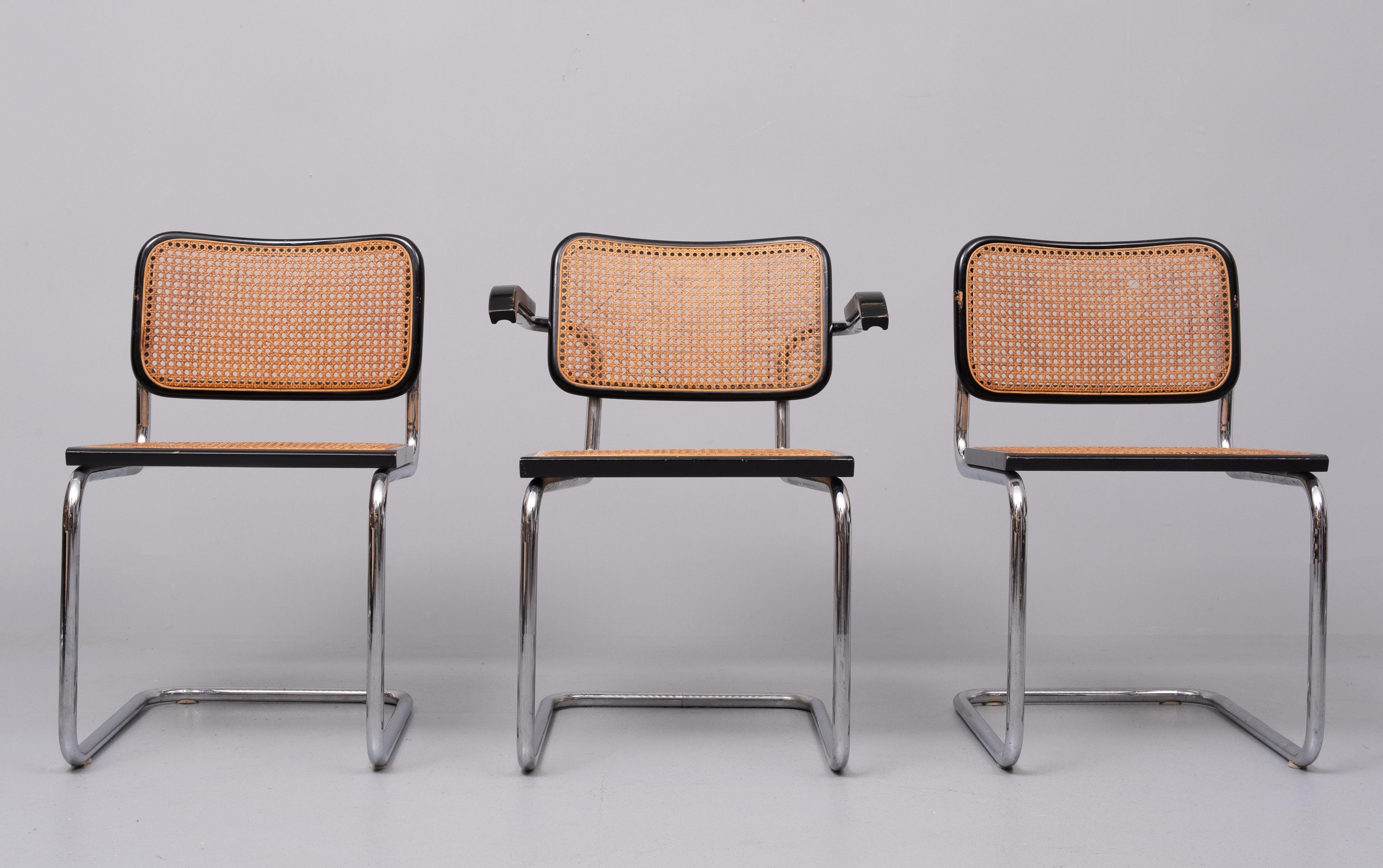 6 Marcel Breuer  chairs 1970s  In Good Condition For Sale In Den Haag, NL