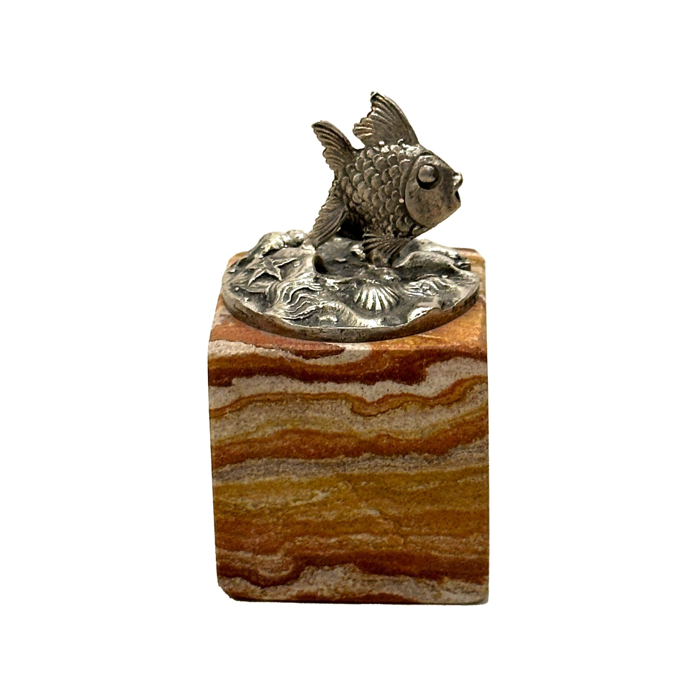 Buccellati six menu-holders sterling silver Ocean-themed For Sale 6