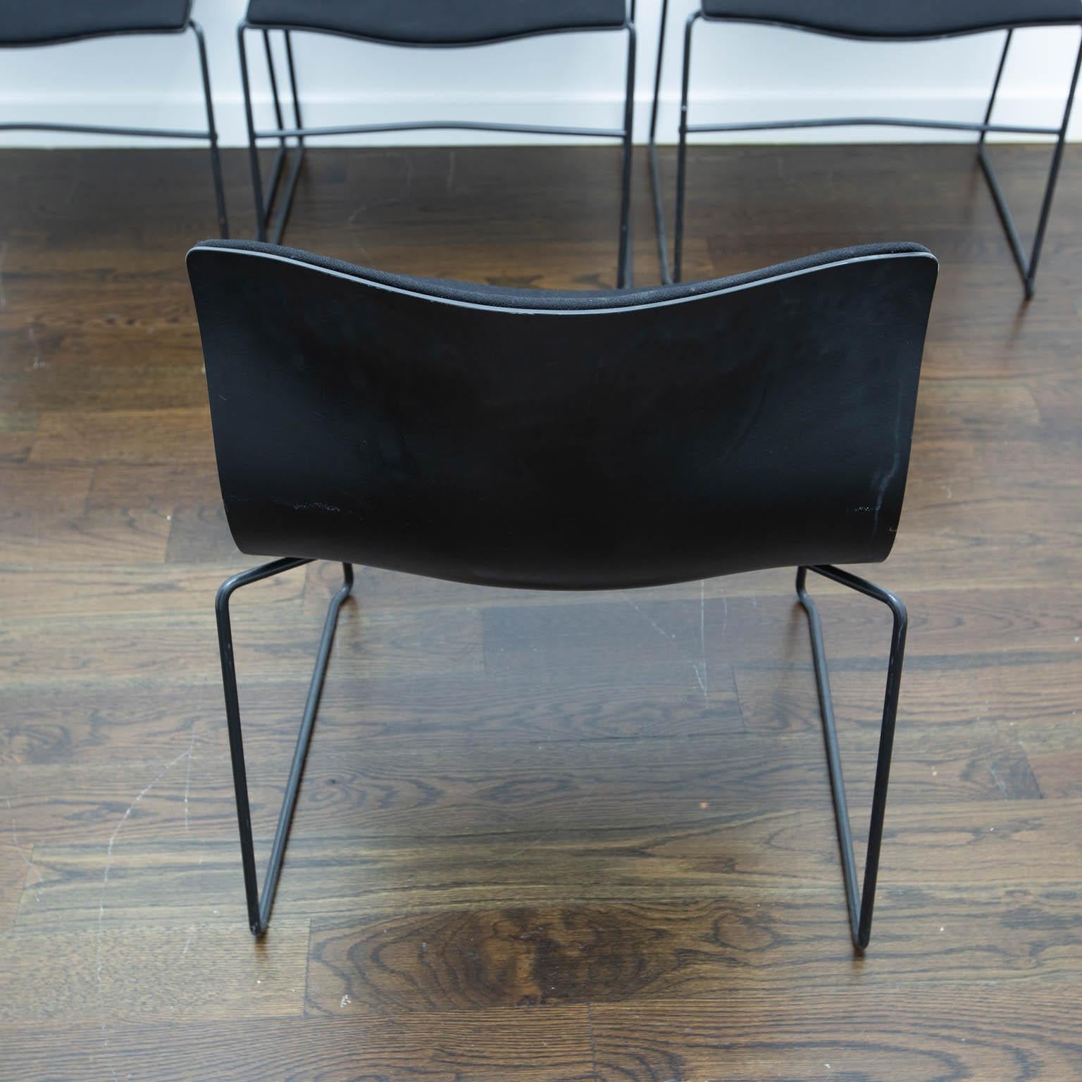 6 Massimo Vignelli Handkerchief Dining Chairs by Knoll For Sale 3