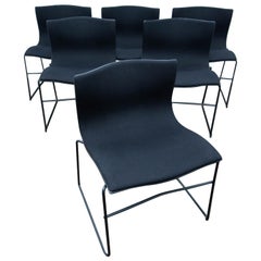 6 Massimo Vignelli Handkerchief Dining Chairs by Knoll 