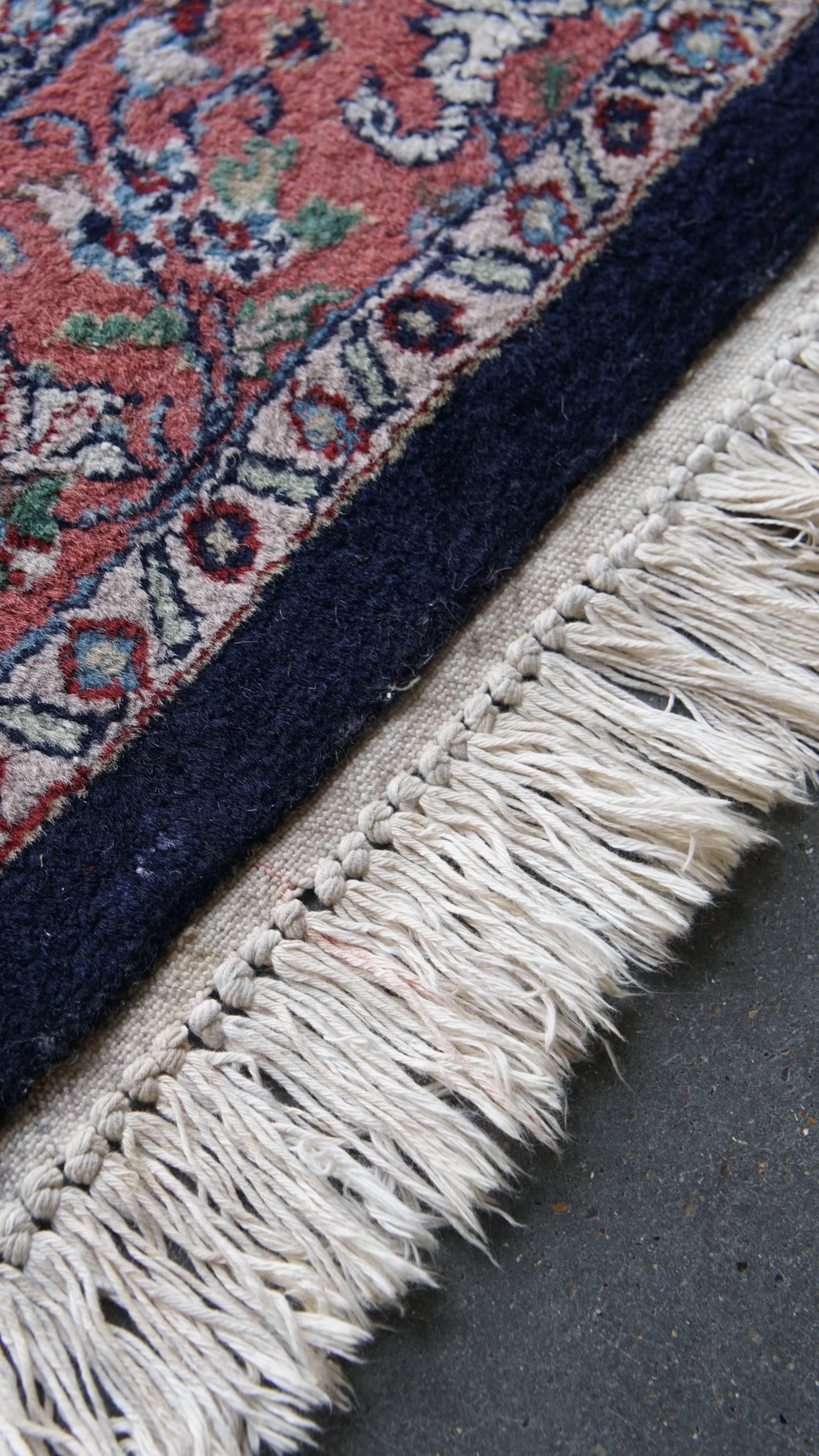 6-Meter Long Vintage Runner in Blue For Sale 2