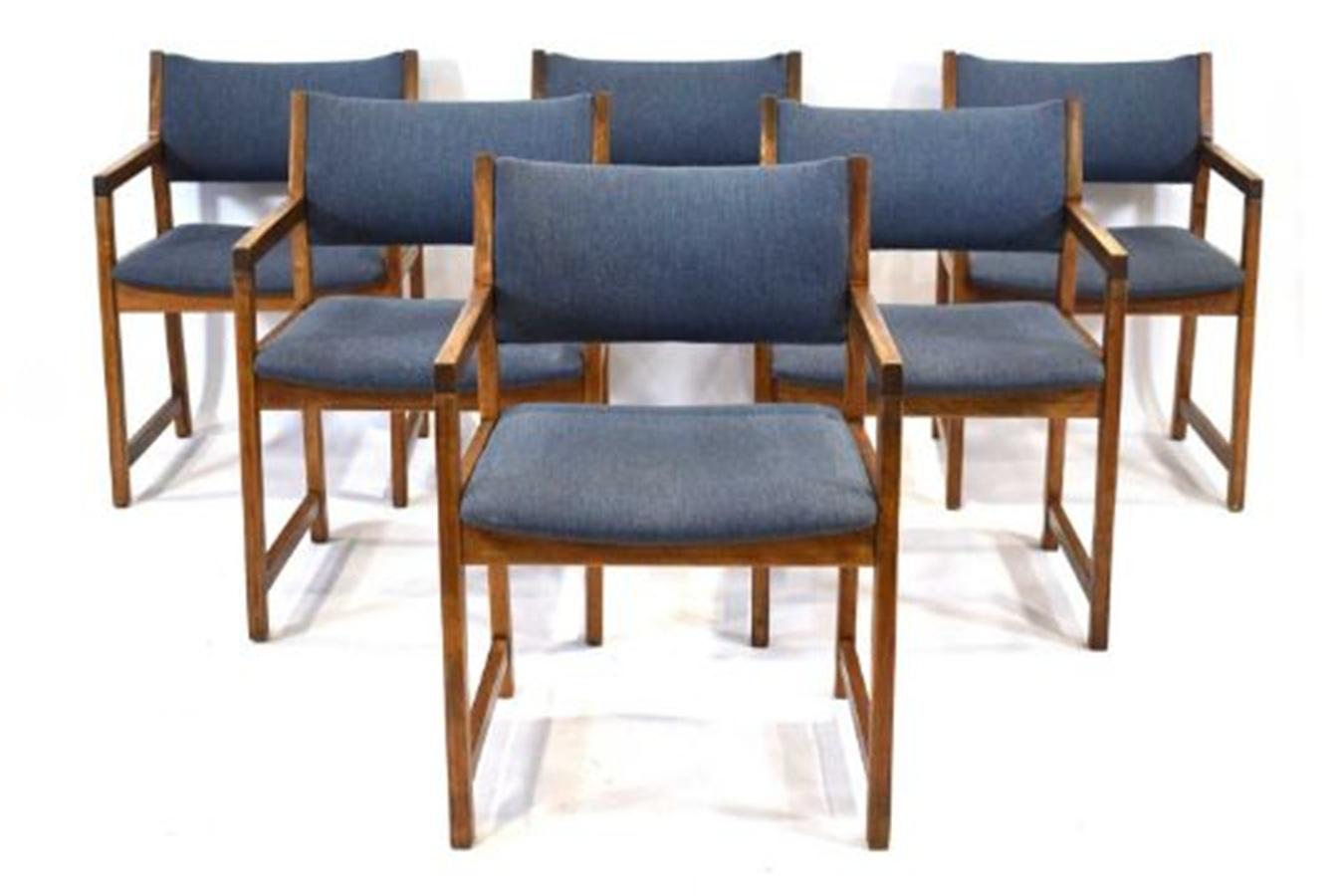 Sedie a gomito danesi di Slagelse Mobelvaerk   Sedie da pranzo moderne di metà secolo - Set di sei sedie 
Sedie a gomito danesi di Slagelse Mobelvaerk 

Sedie a gomito danesi di Slagelse Mobelvaerk Arricchisci la tua sala da pranzo o il tuo ufficio