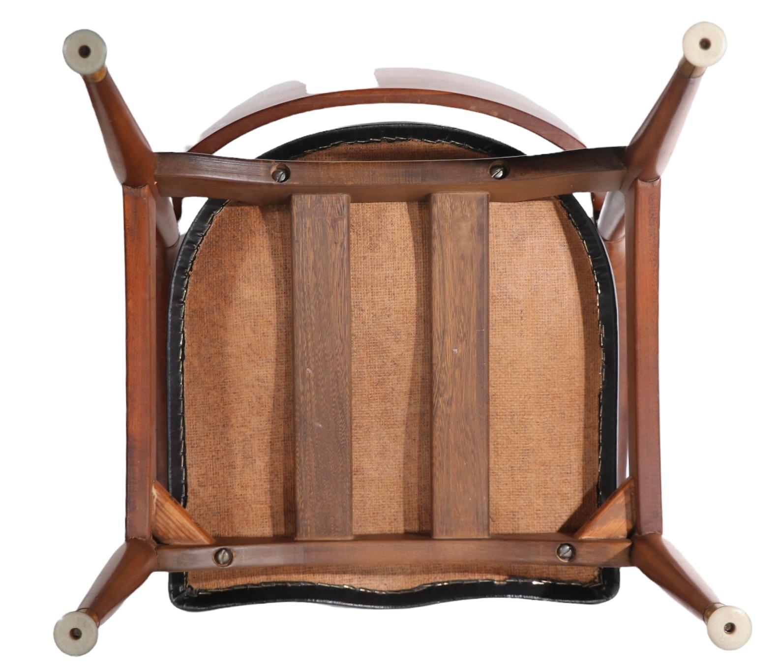 6 Mid Century Dining Arm Chairs by Jack Van der Molen for Jamestown Furniture 3
