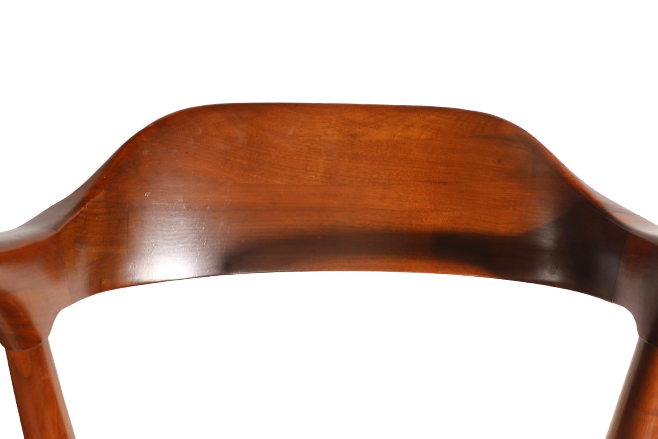 6 Mid Century Dining Arm Chairs by Jack Van der Molen for Jamestown Furniture 7