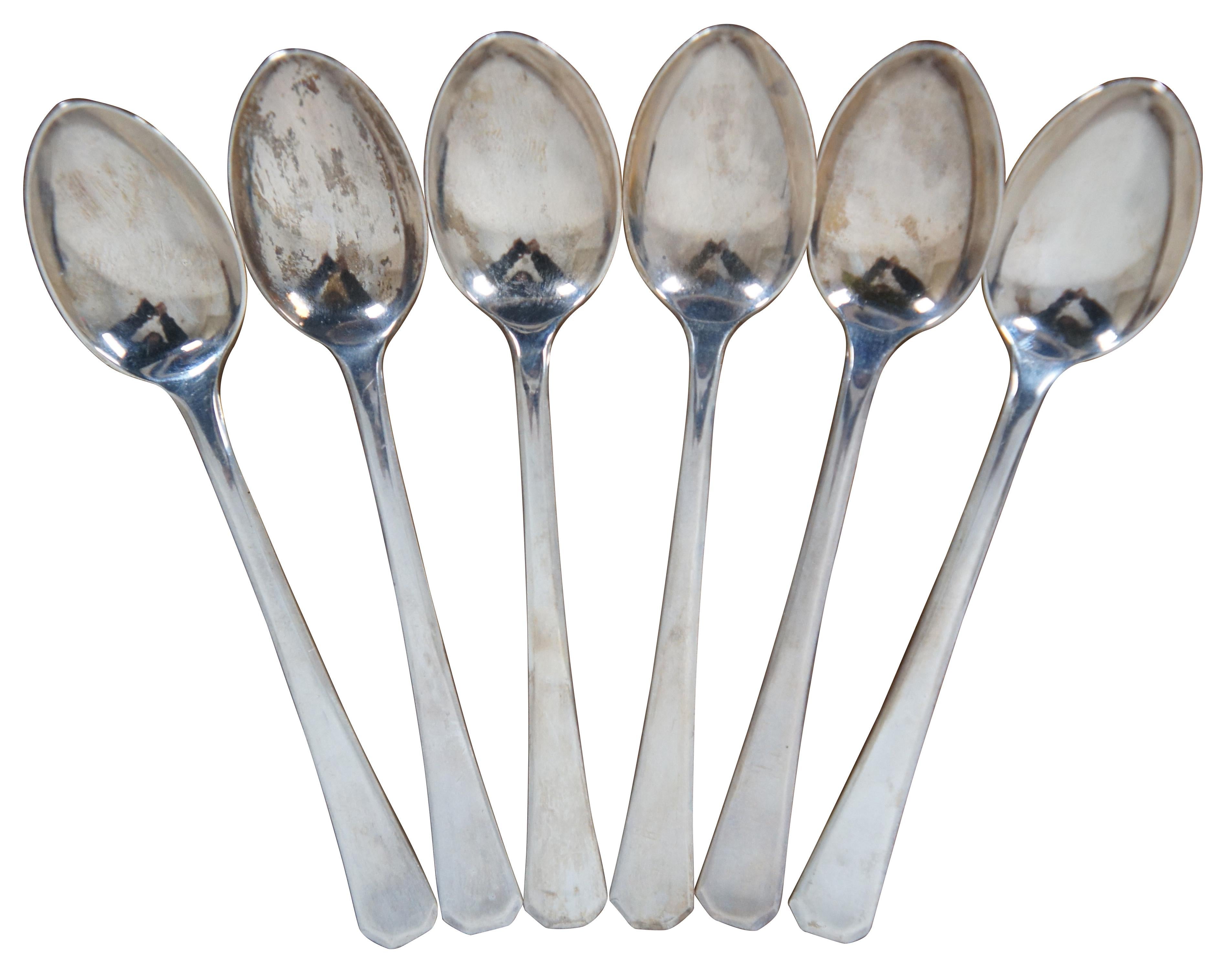 silver demitasse spoons