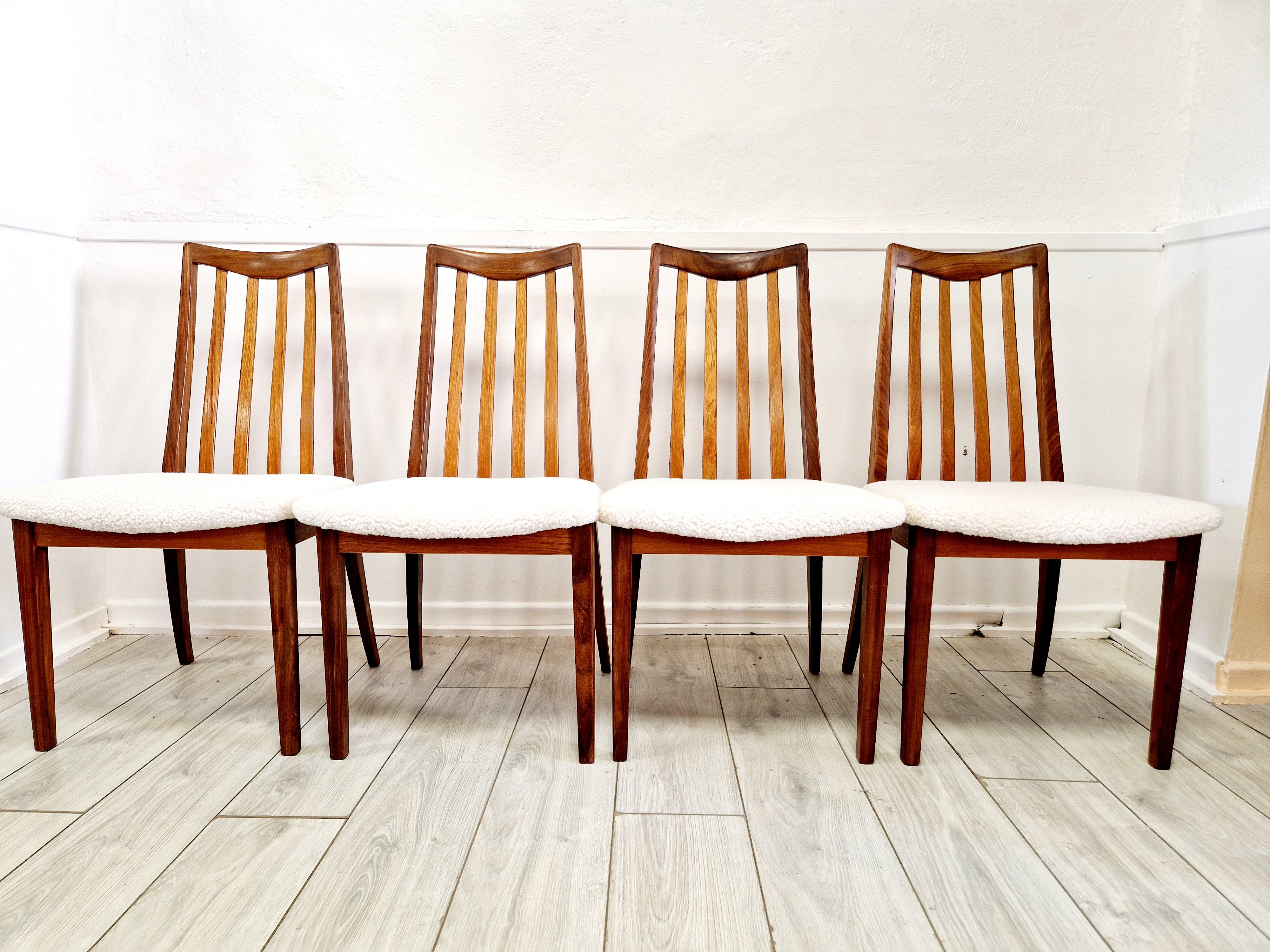 6 Mid Century G-Plan Teak Dining Chairs im Angebot 3