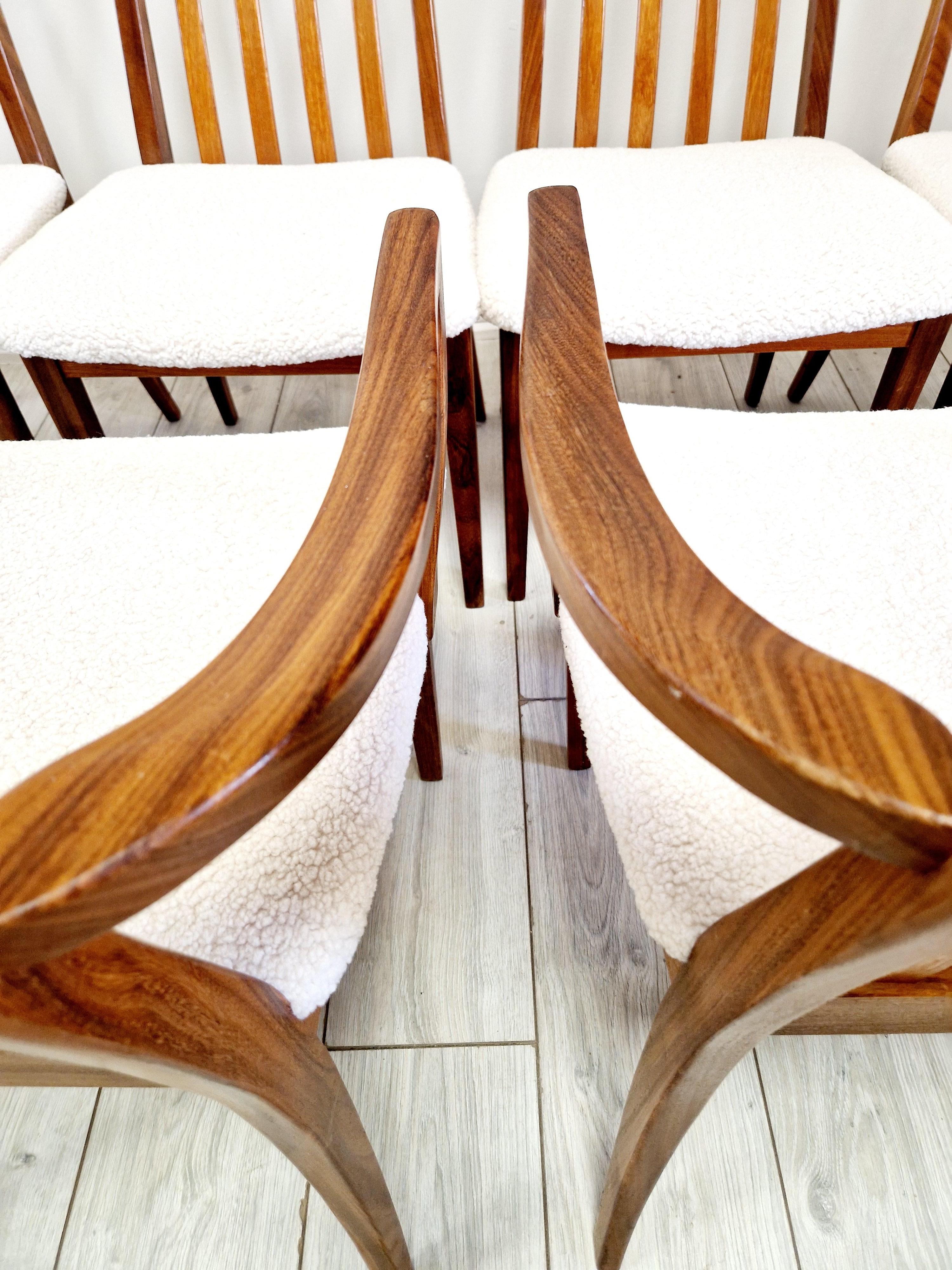 6 Mid Century G-Plan Teak Dining Chairs im Zustand „Gut“ im Angebot in Buxton, GB