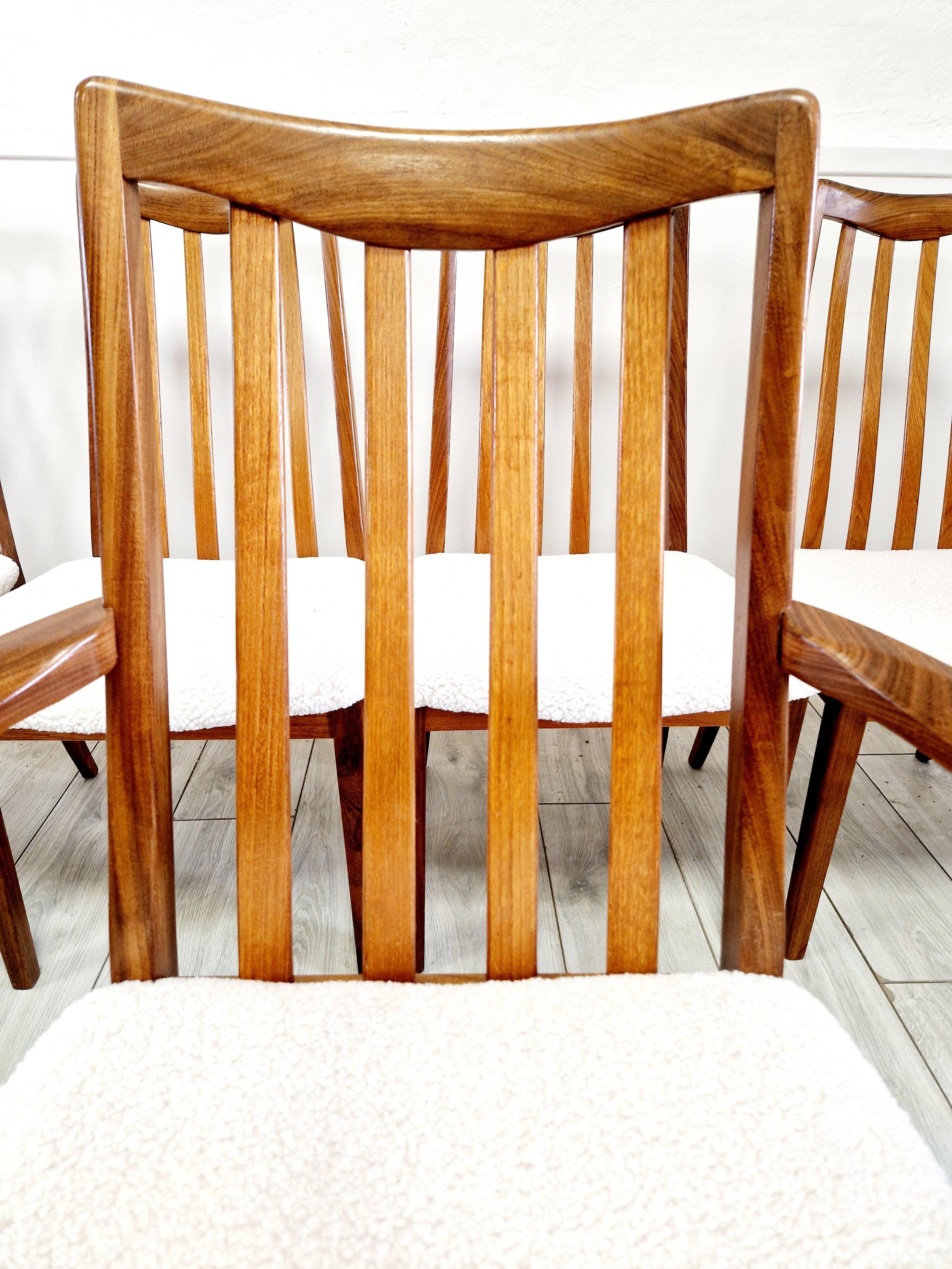 6 Mid Century G-Plan Teak Dining Chairs im Angebot 1