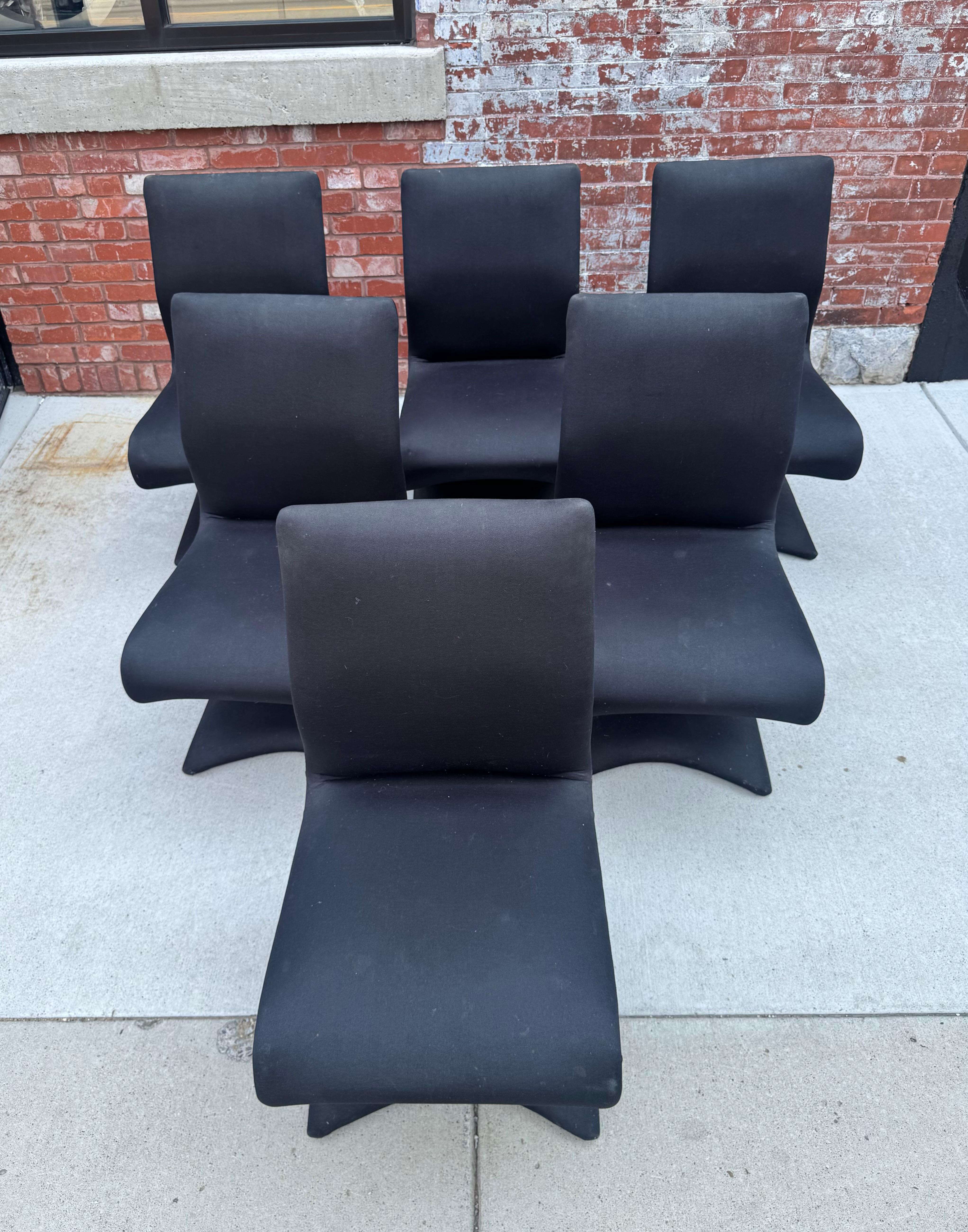 6 Mid Century Italian Modern Sculptural Dining 