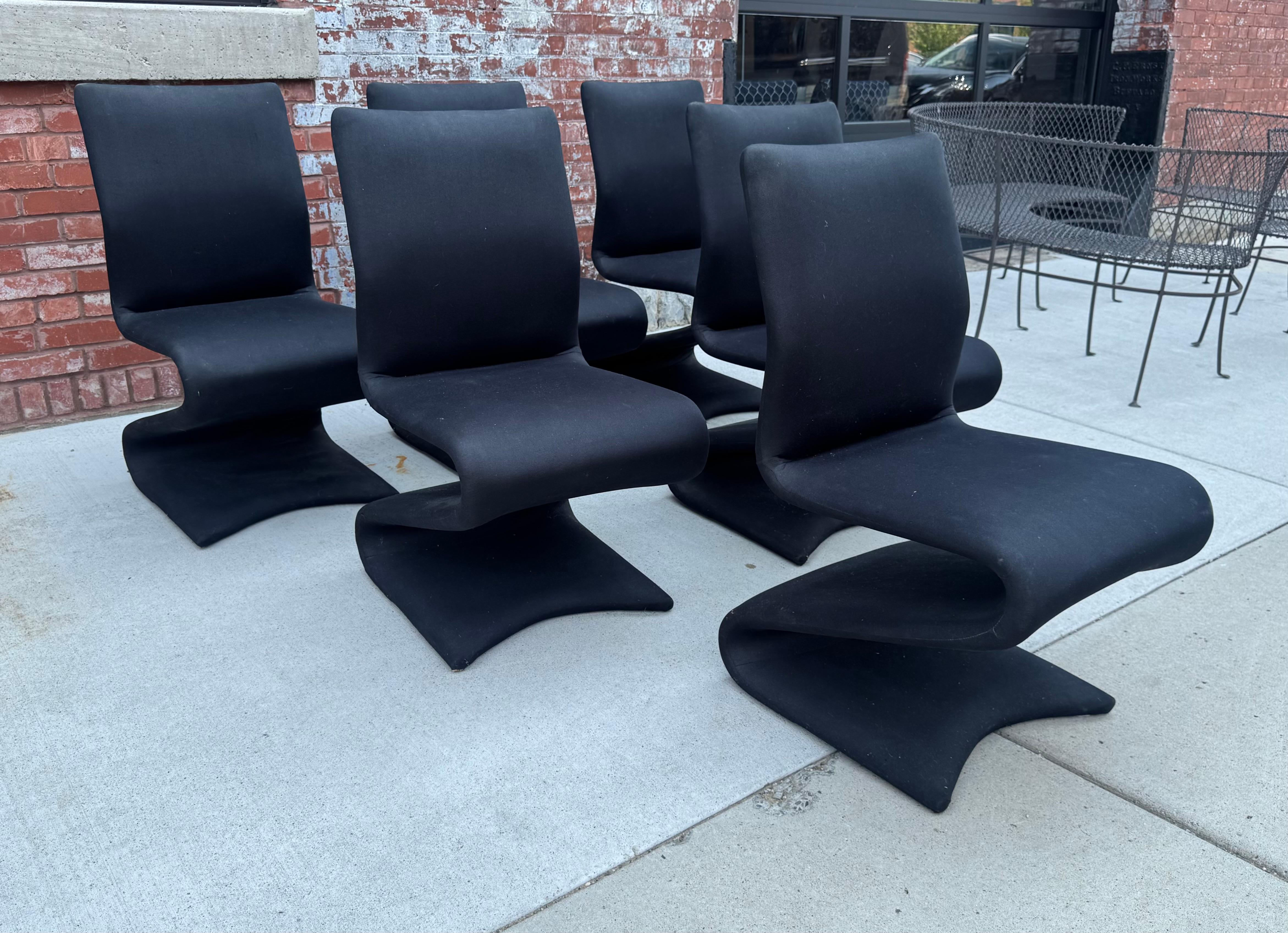 6 Mid Century Italian Modern Sculptural Dining 