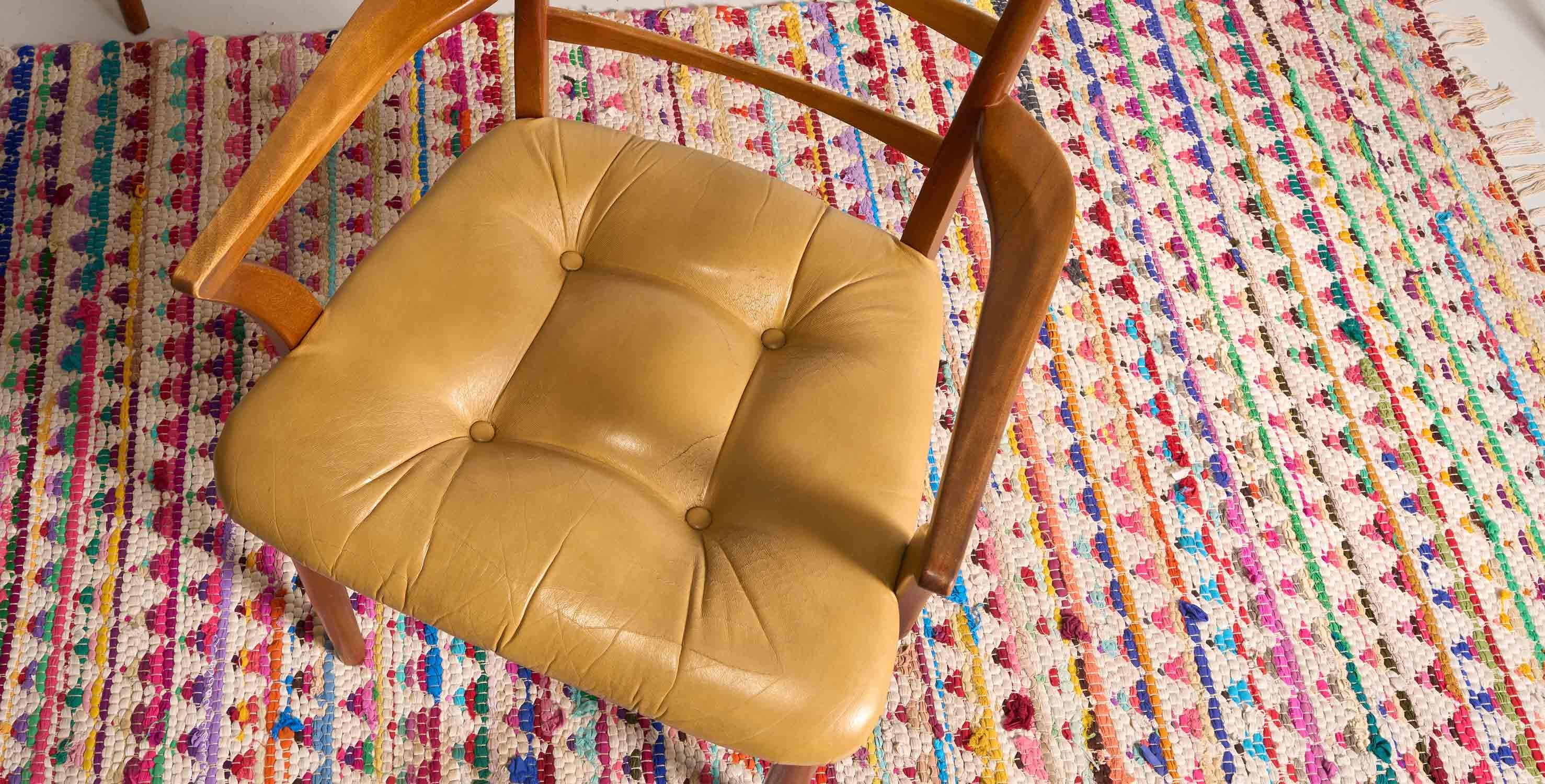 6 Mid Century MCintosh chairs, Scandinavian style 4