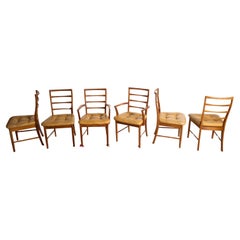 6 Mid Century MCintosh chairs, Scandinavian style