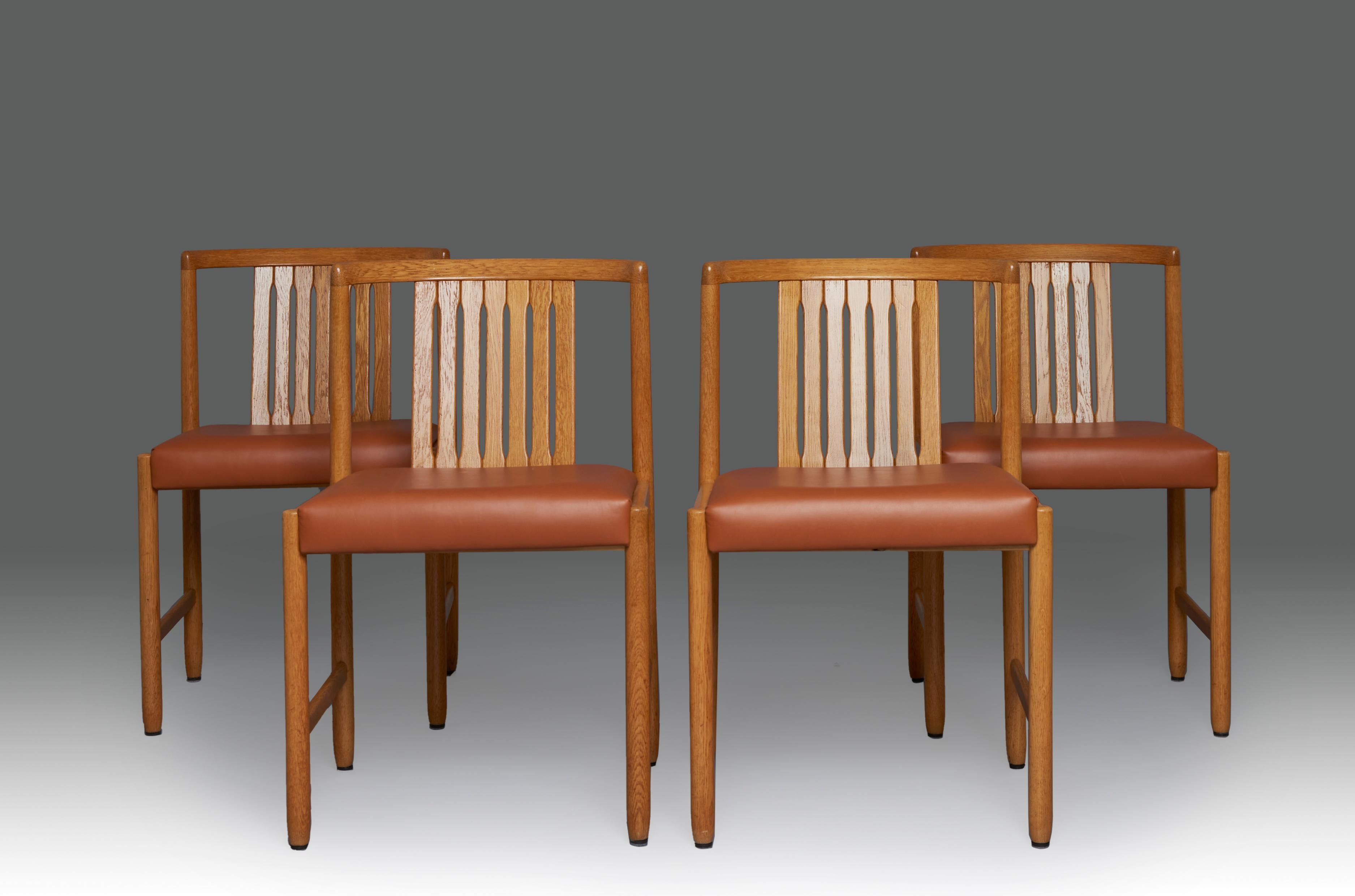 Swedish 6 Mid-Century Modern Bertil Fridhagen Dining Room Chairs, Bodafors For Sale