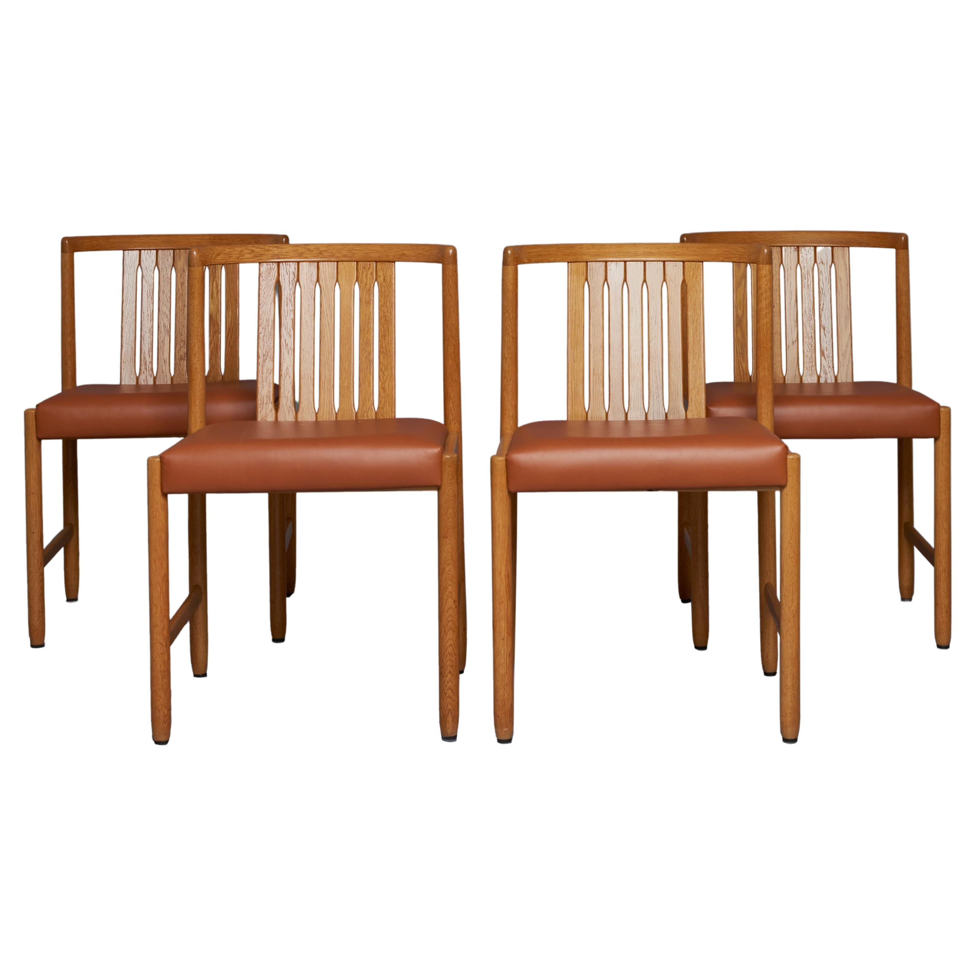 6 Mid-Century Modern Bertil Fridhagen Dining Room Chairs, Bodafors