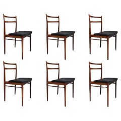 6 Mid-century Rosengren Hansen Rosewood Danish Dining Chairs