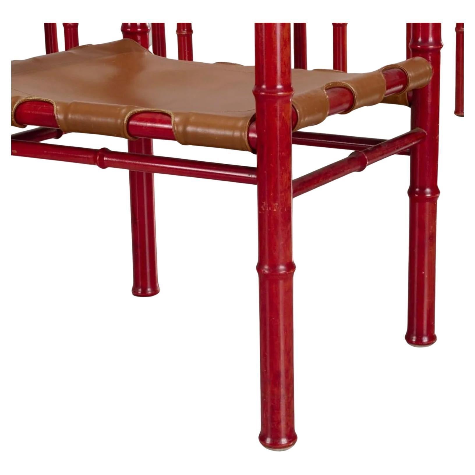 6 Midcentury Scandinavian Modern Rot Brown Leder Esszimmerstühle Asko Finnland (Moderne der Mitte des Jahrhunderts) im Angebot