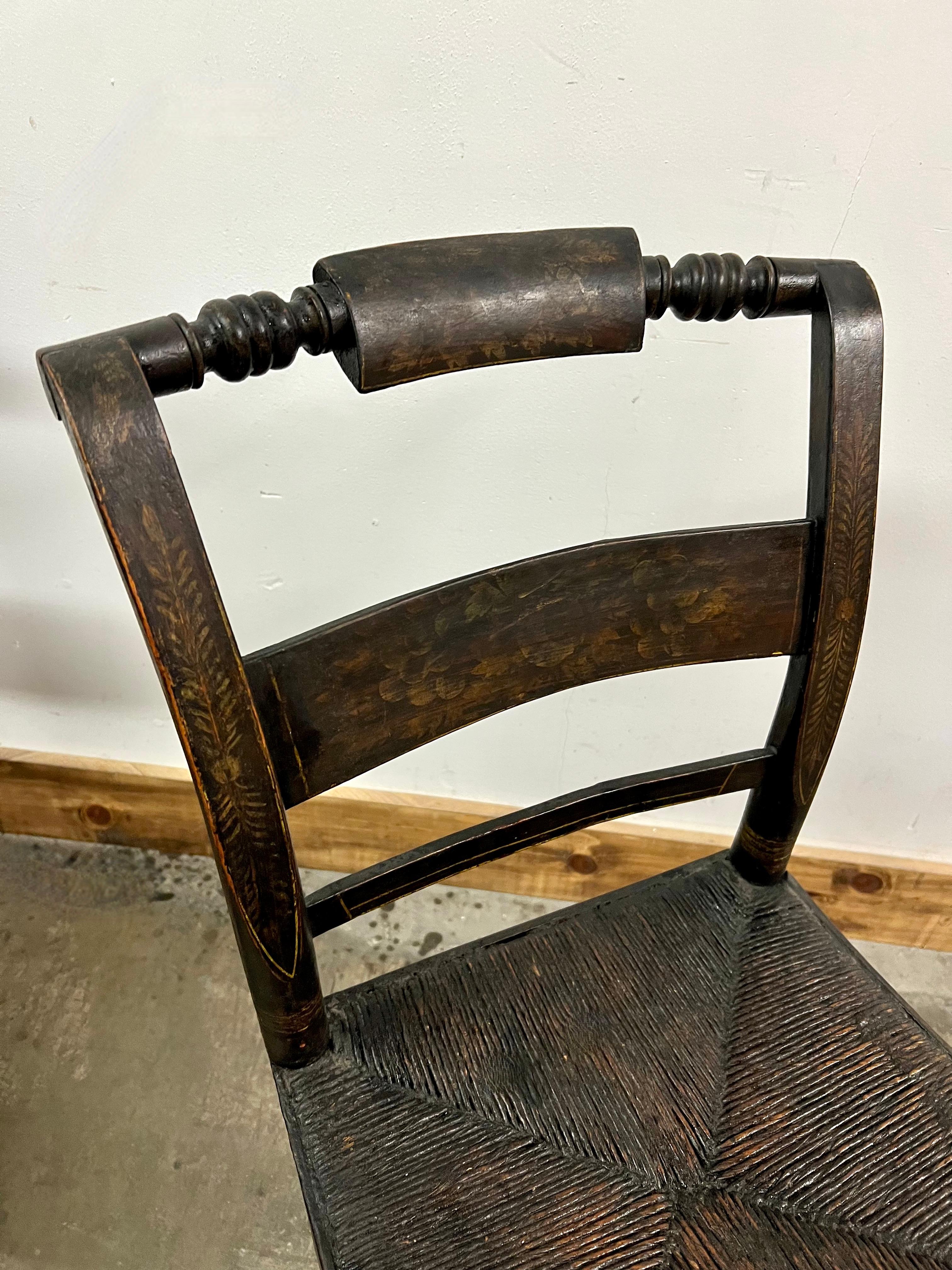 hitchcock ladder back chairs