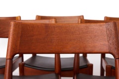 6 von 8 Dänische Vintage-Esszimmerstühle, Arne Hovmand-Olsen für Mogens Kold, Teakholz