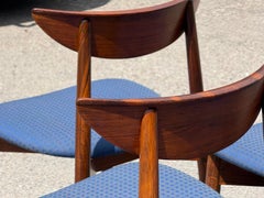 6 original Harry Østergaard dining chairs, Denmark 1960´s