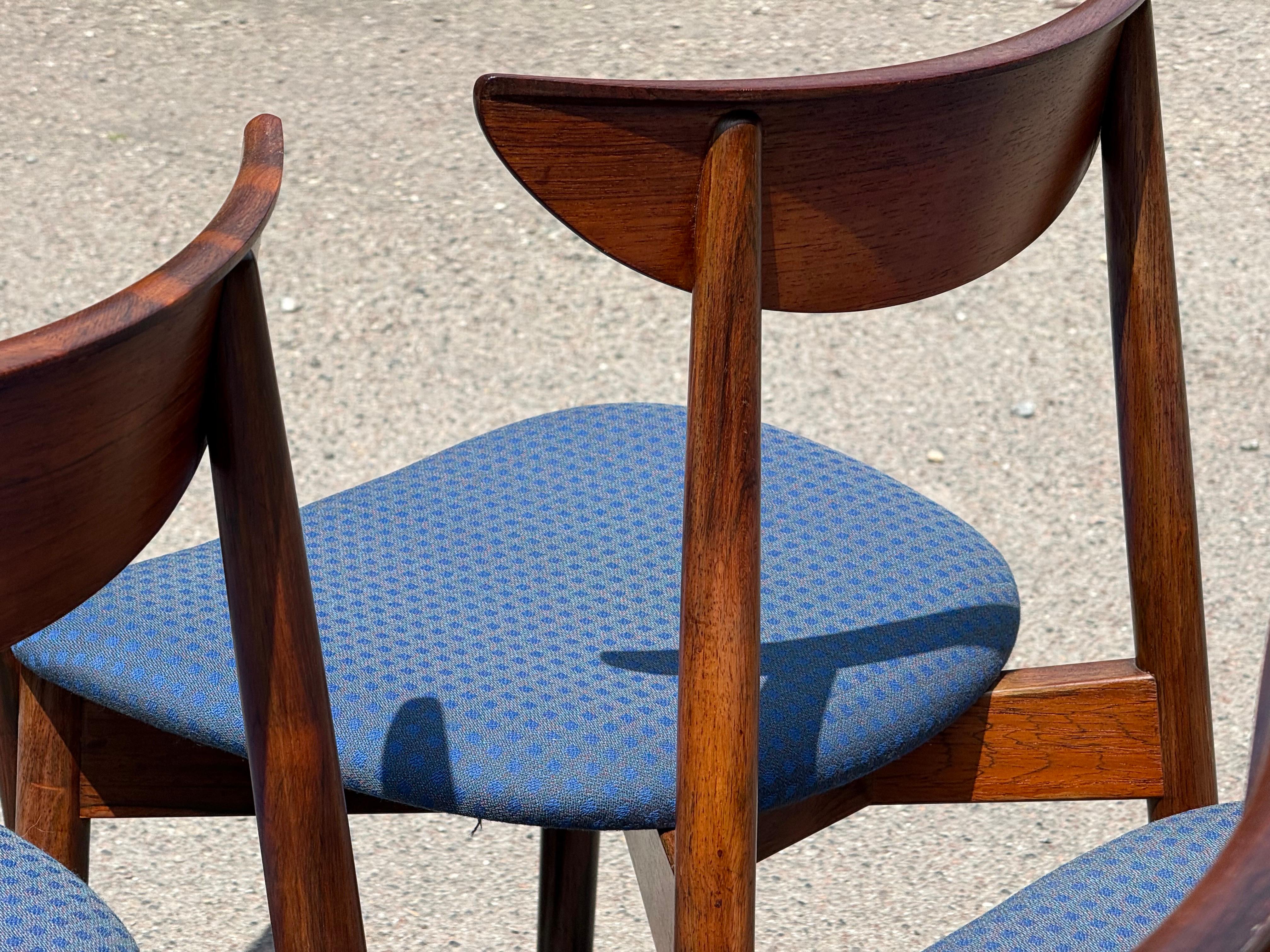 Danish 6 original Harry Østergaard dining chairs, Denmark 1960´s For Sale