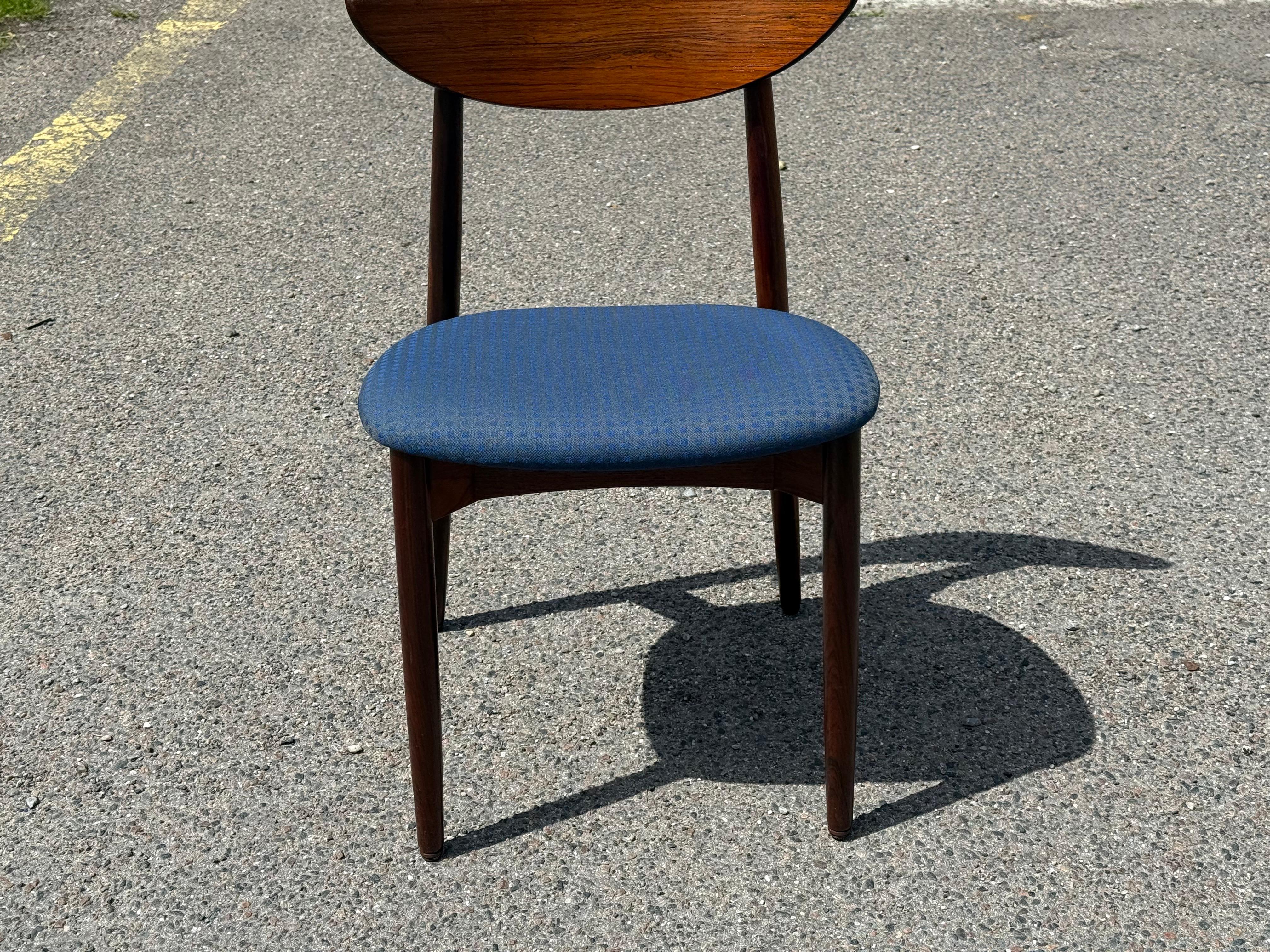 6 original Harry Østergaard dining chairs, Denmark 1960´s For Sale 2