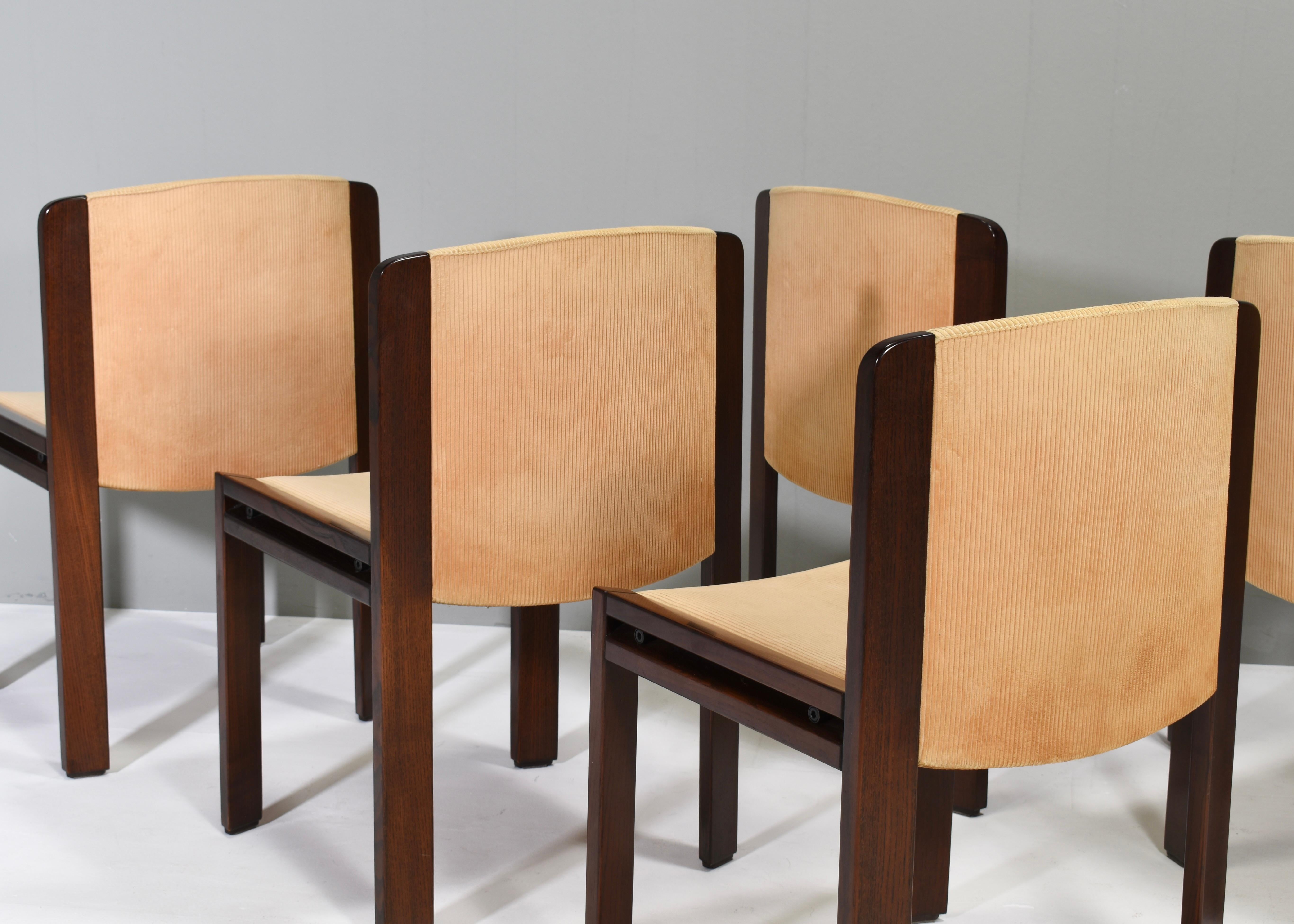 6 Original Joe Colombo 'model 300' Esszimmerstühle für POZZI, Italien - 1960er Jahre im Angebot 5