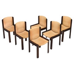 6 Sillas de comedor originales Joe Colombo "modelo 300" para POZZI, Italia - Años 60