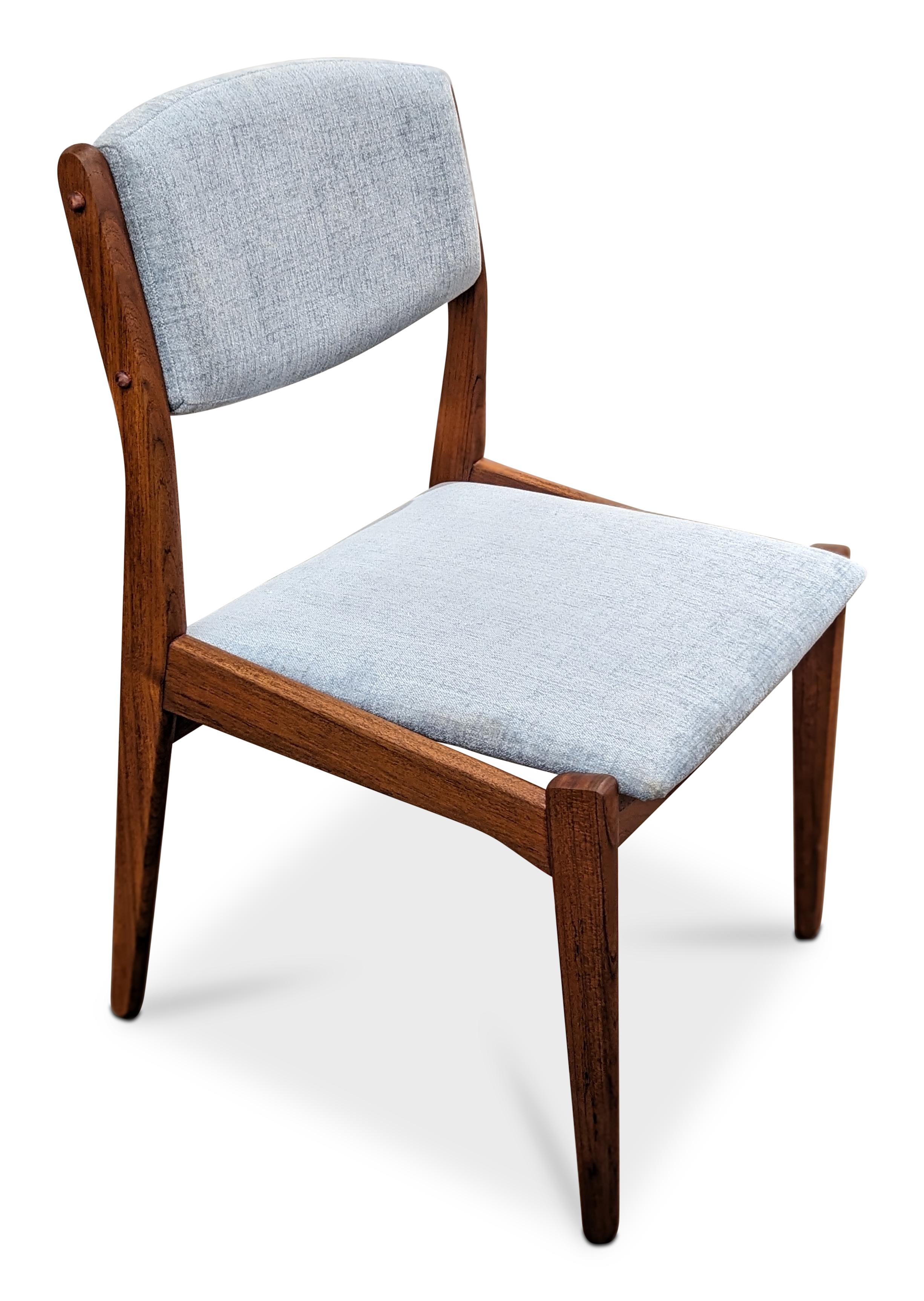 Teak 6 Orum Mobelfabrik Dining Chairs - 0224128 Vintage Danish Mid Century