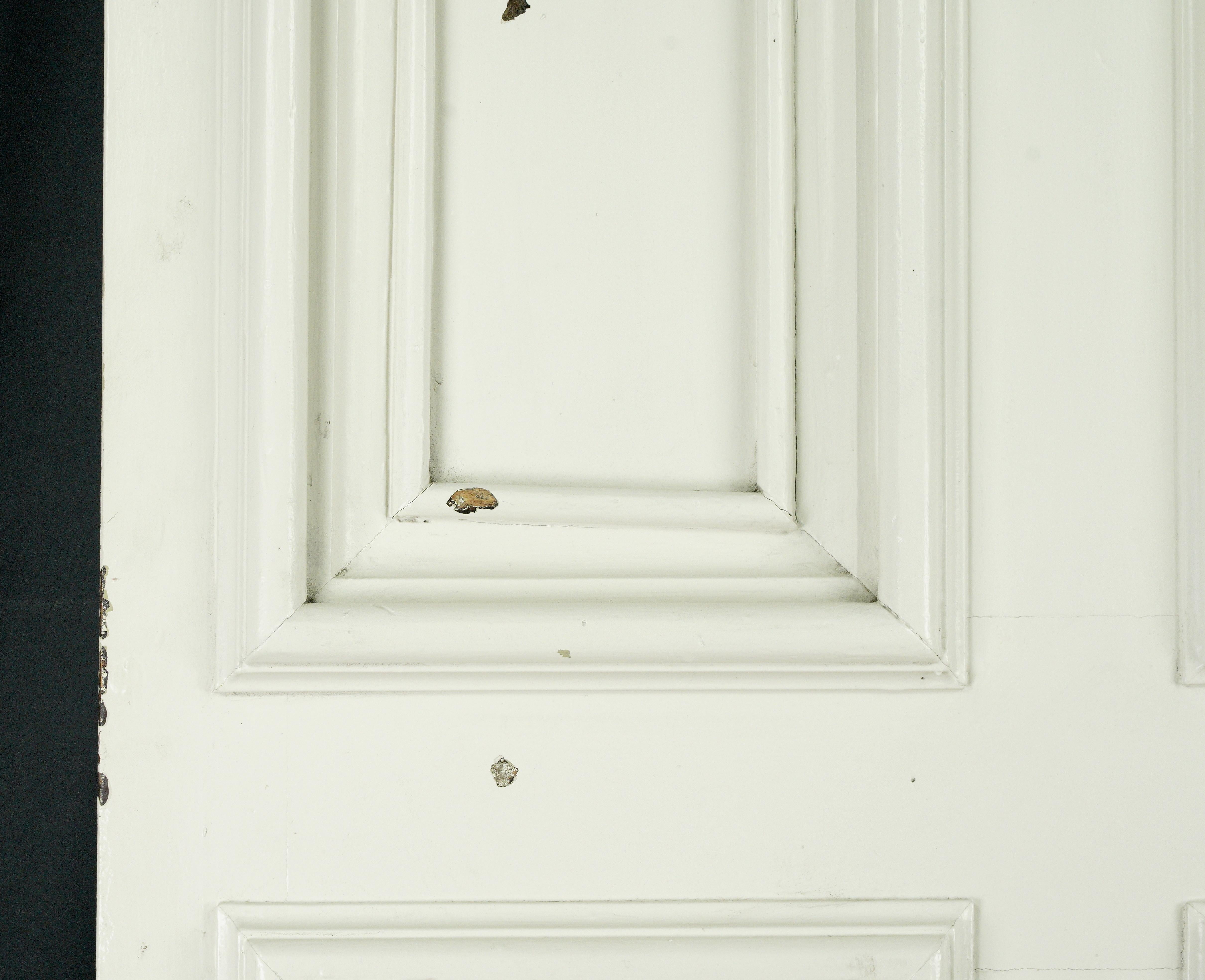 6 Pane White Pine Vent Passage-Tür aus Kiefernholz 104,625 x 35.875 im Angebot 11