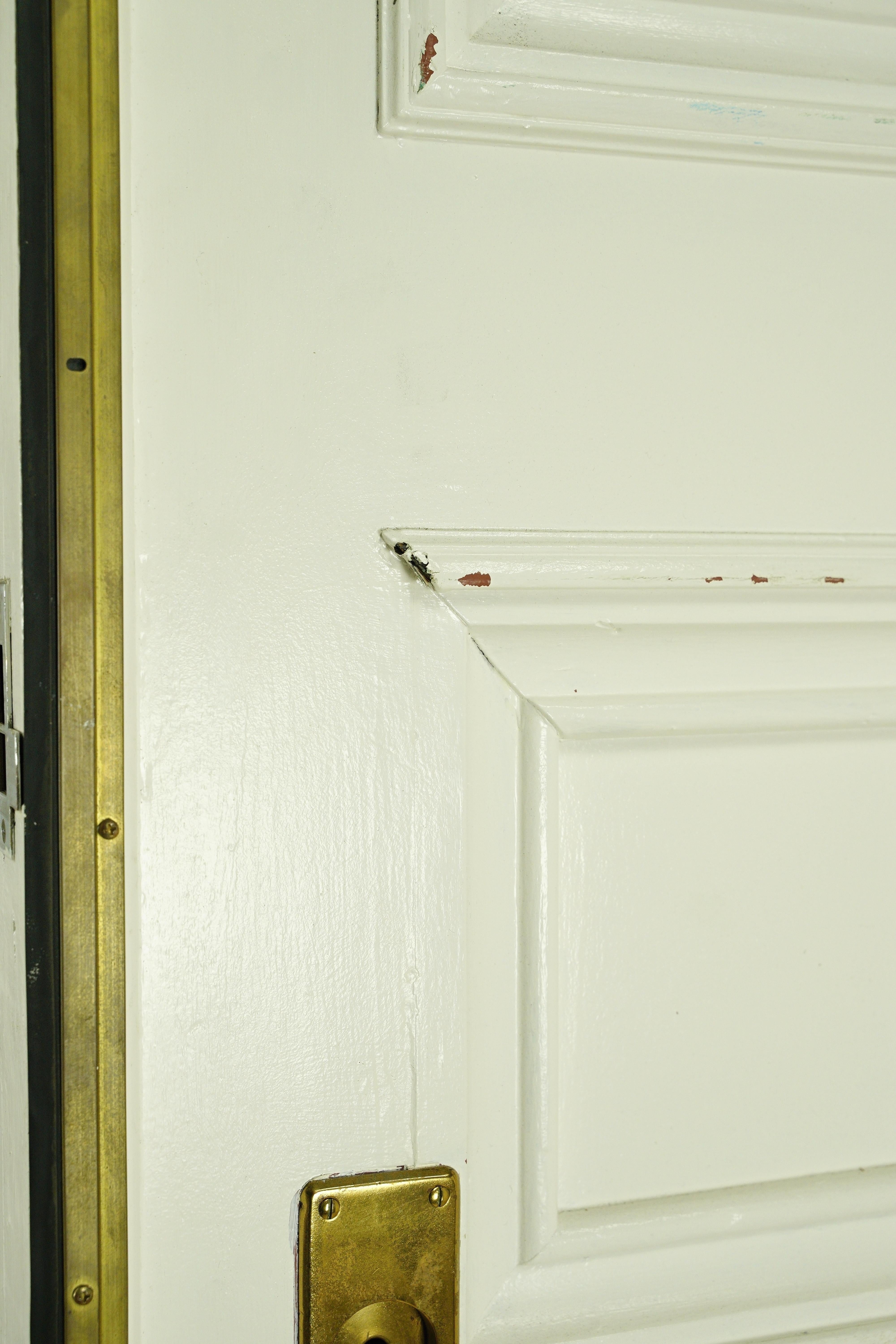 6 portes doubles de poche en bois blanc 117,75 x 83,75 en vente 9