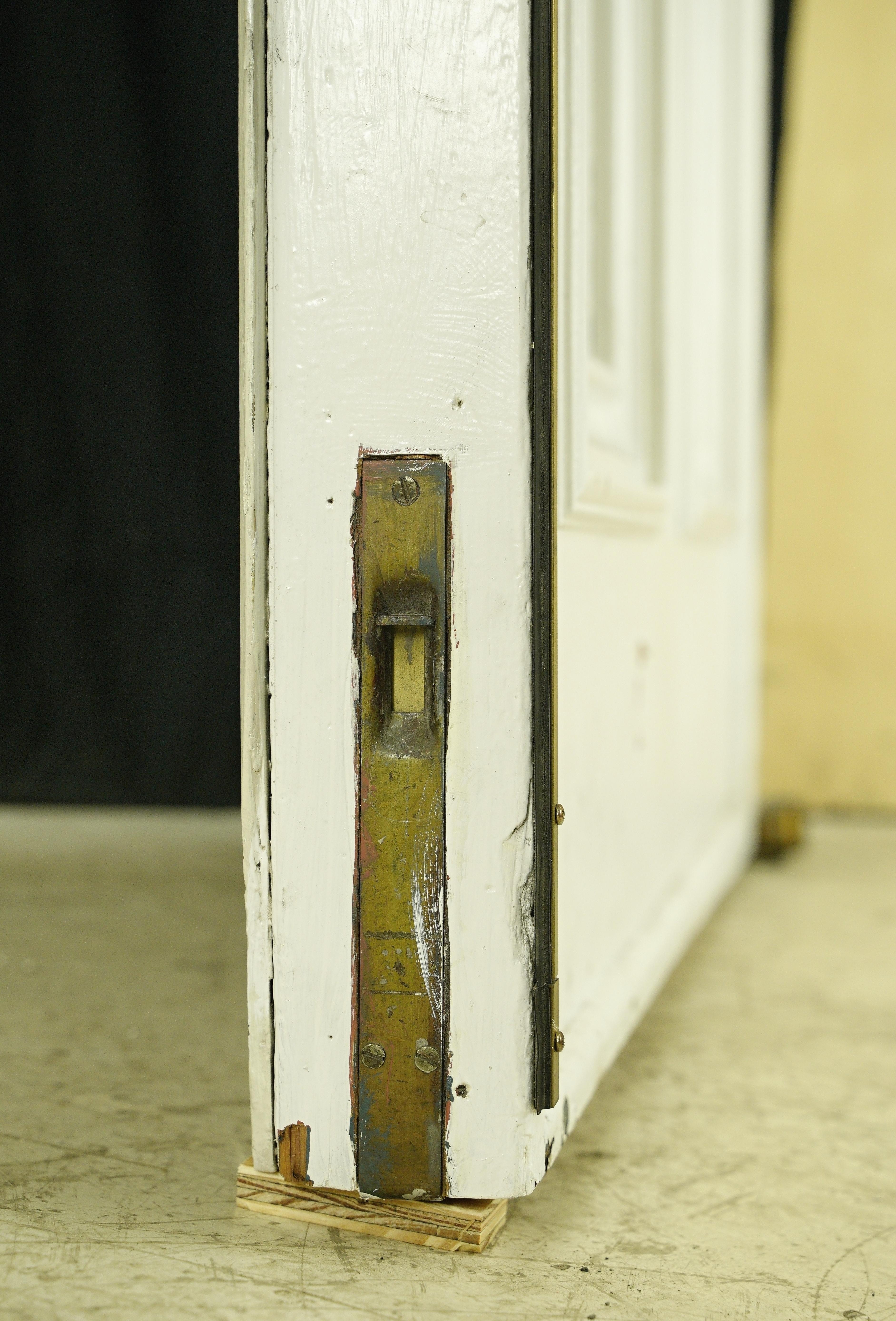 6 portes doubles de poche en bois blanc 117,75 x 83,75 en vente 10