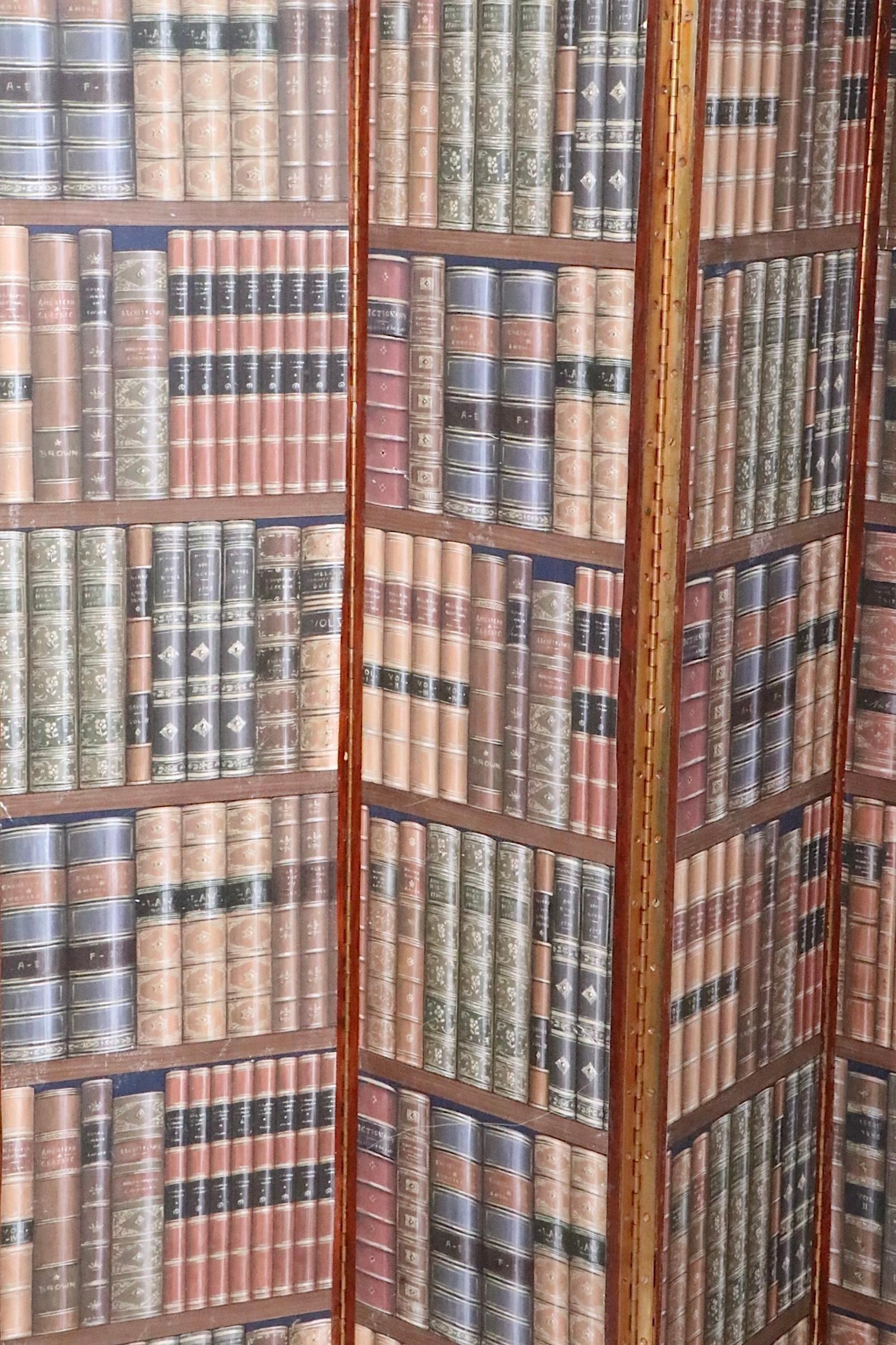 6 pannelli finta biblioteca L'Oeil   Schermo pieghevole in vendita 3
