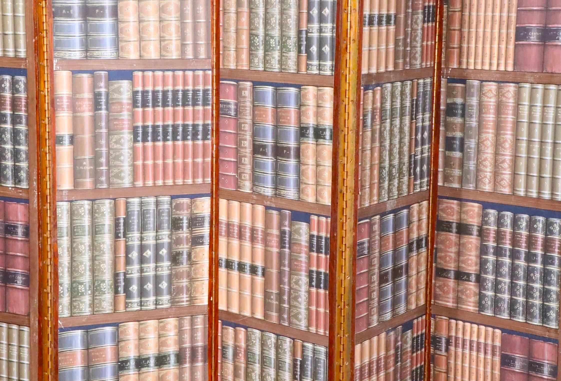 6 pannelli finta biblioteca L'Oeil   Schermo pieghevole in vendita 4