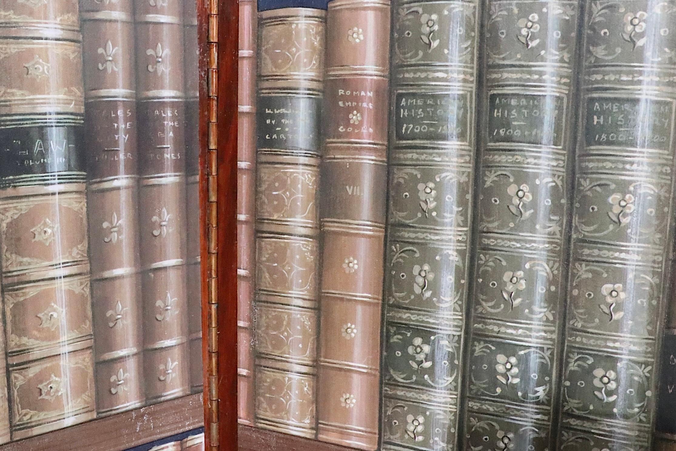 6 pannelli finta biblioteca L'Oeil   Schermo pieghevole in vendita 6